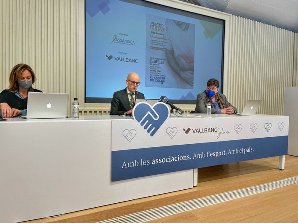 Marta Pons, Sergi Martín i Josep Saravia durant la roda de premsa d'aquest dimarts.