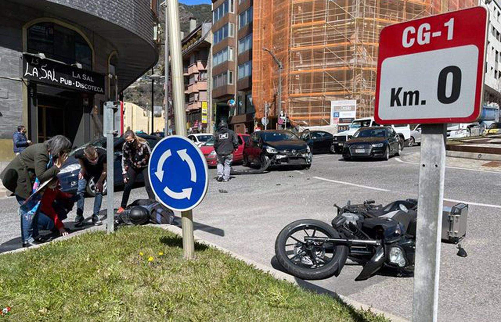 L'accident ha passat poc després de les 2 de la tarda.