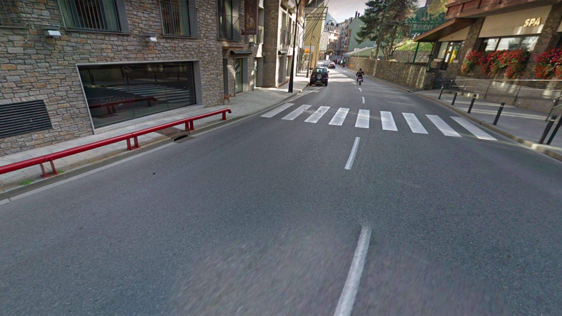 Una imatge de la zona per on va passar l'incident.