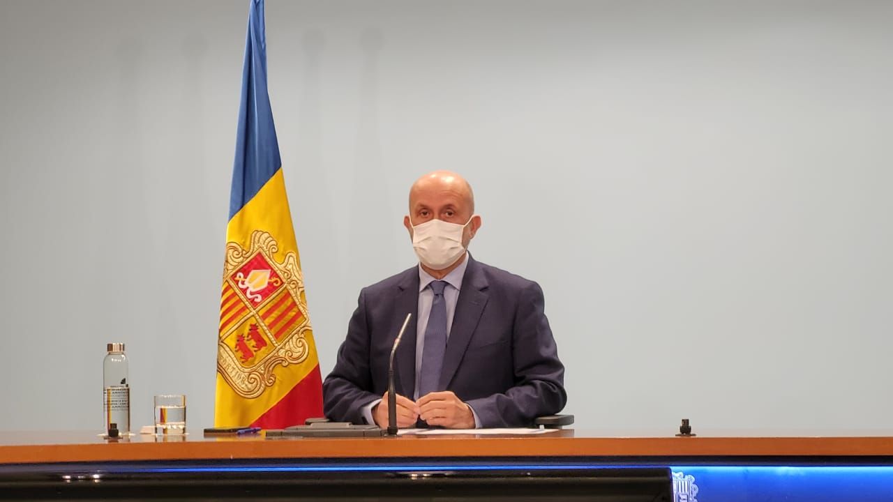 Joan Martínez-Benazet just abans de la compareixença d'aquest dilluns.