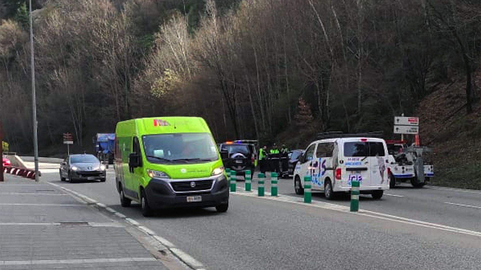 A tocar de FEDA hi ha hagut un dels accidents.