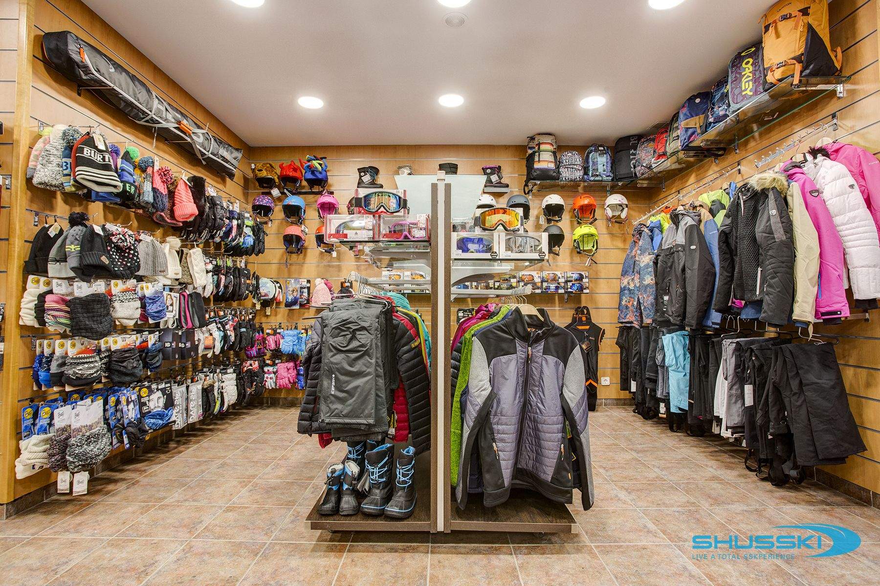 Una botiga de material d'esquí del páis.