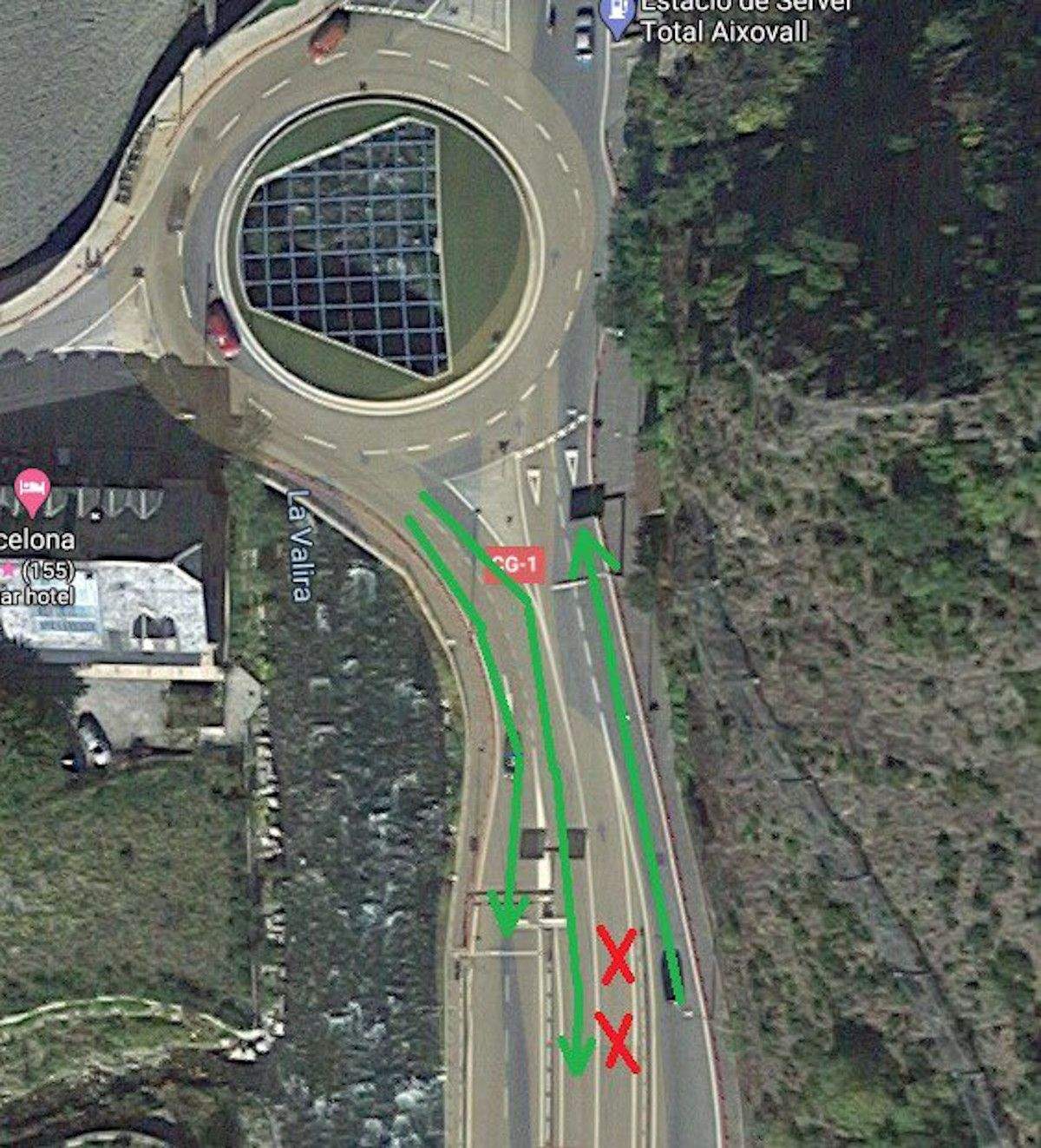 Imatge compartida per Mobilitat amb els canvis un cop finalitzades les obres.