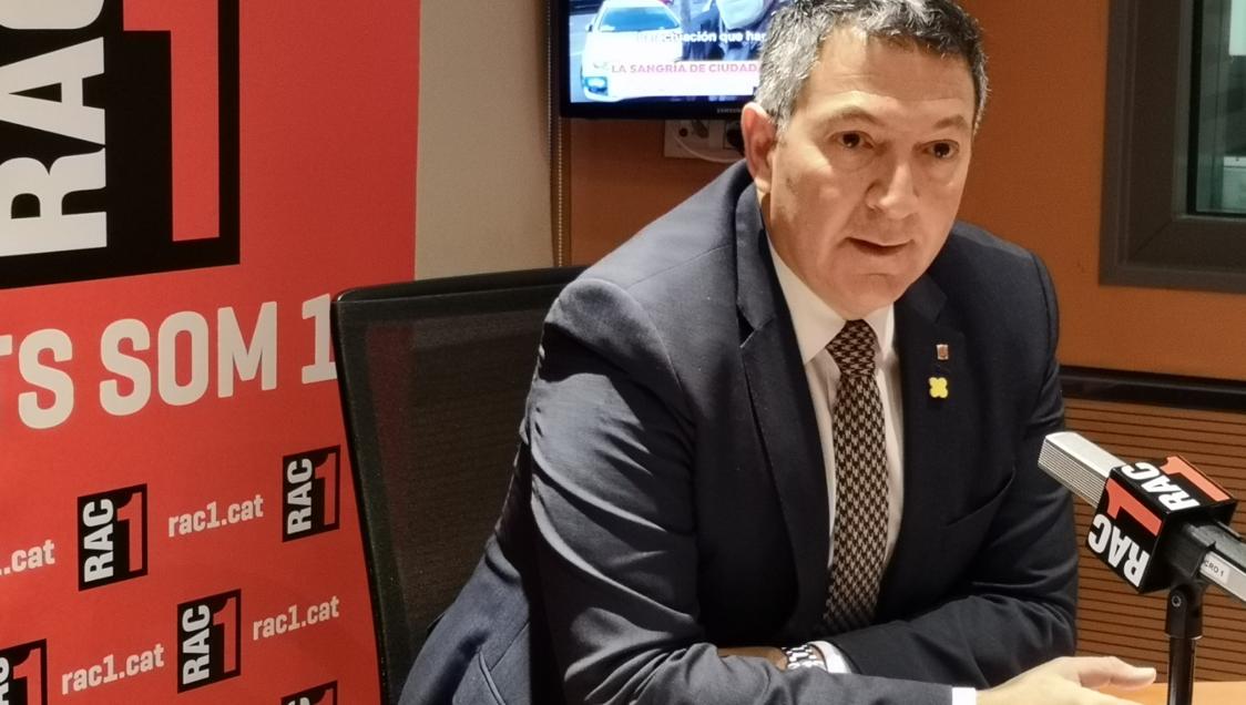 Miquel Sàmper durant l'entrevista a Rac1.