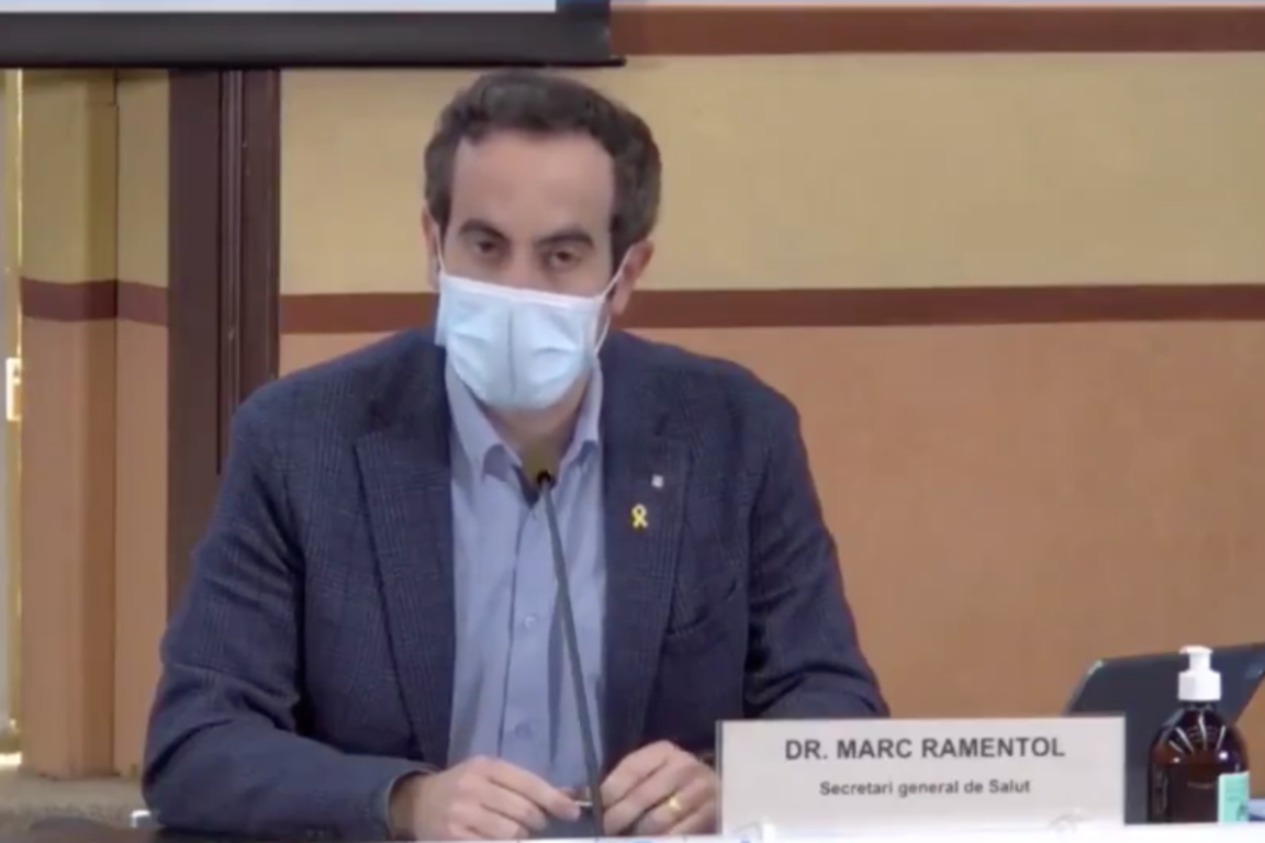 El secretari general de Salut català, Marc Ramentol.
