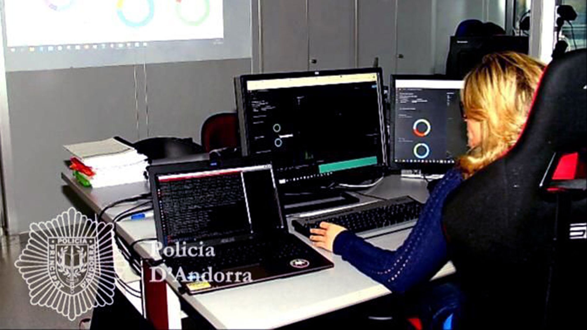 Annabel López al que fins ara era el seu despatx policial.