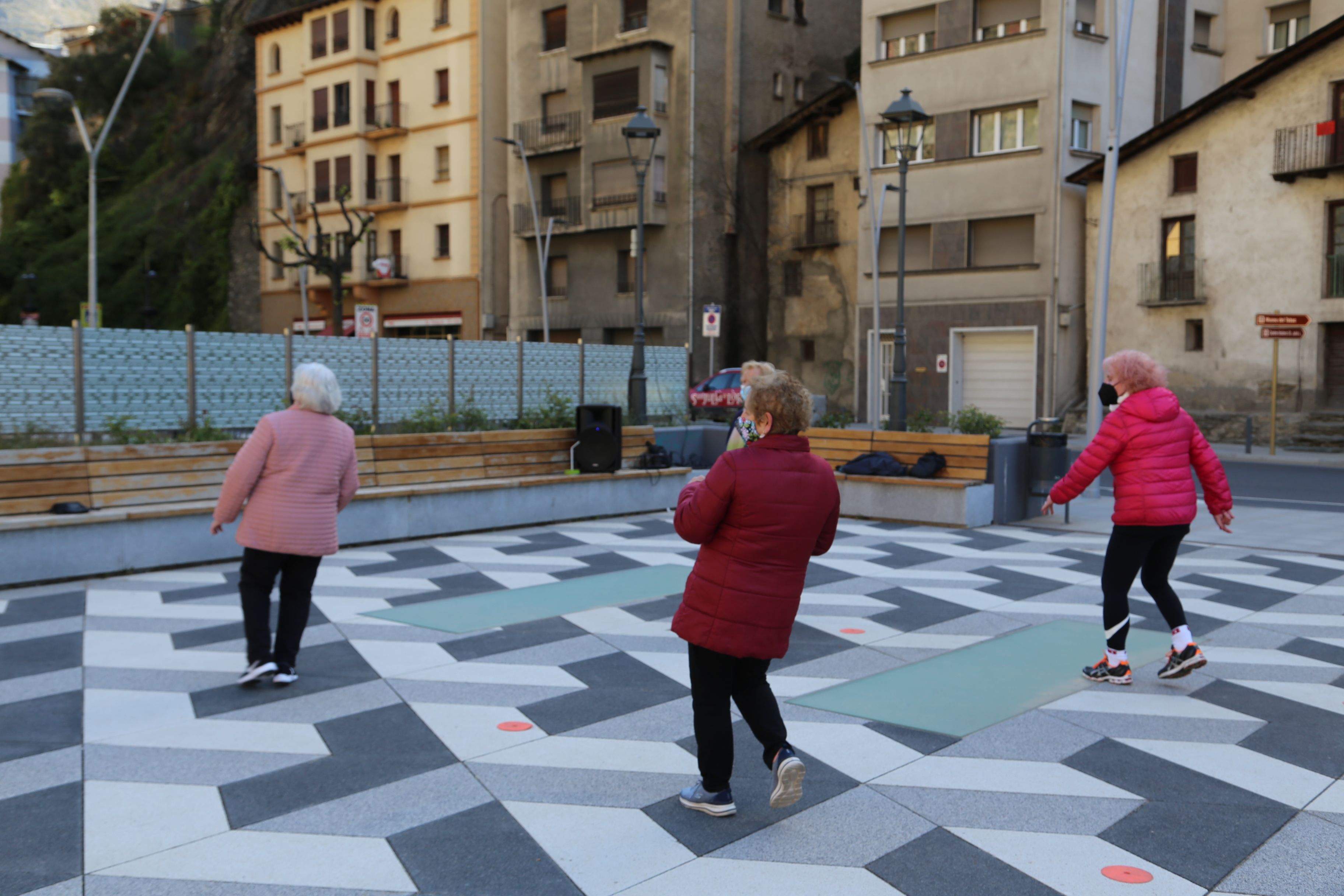 El manteniment físic ha estat la primera activitat d'aquest dimarts.