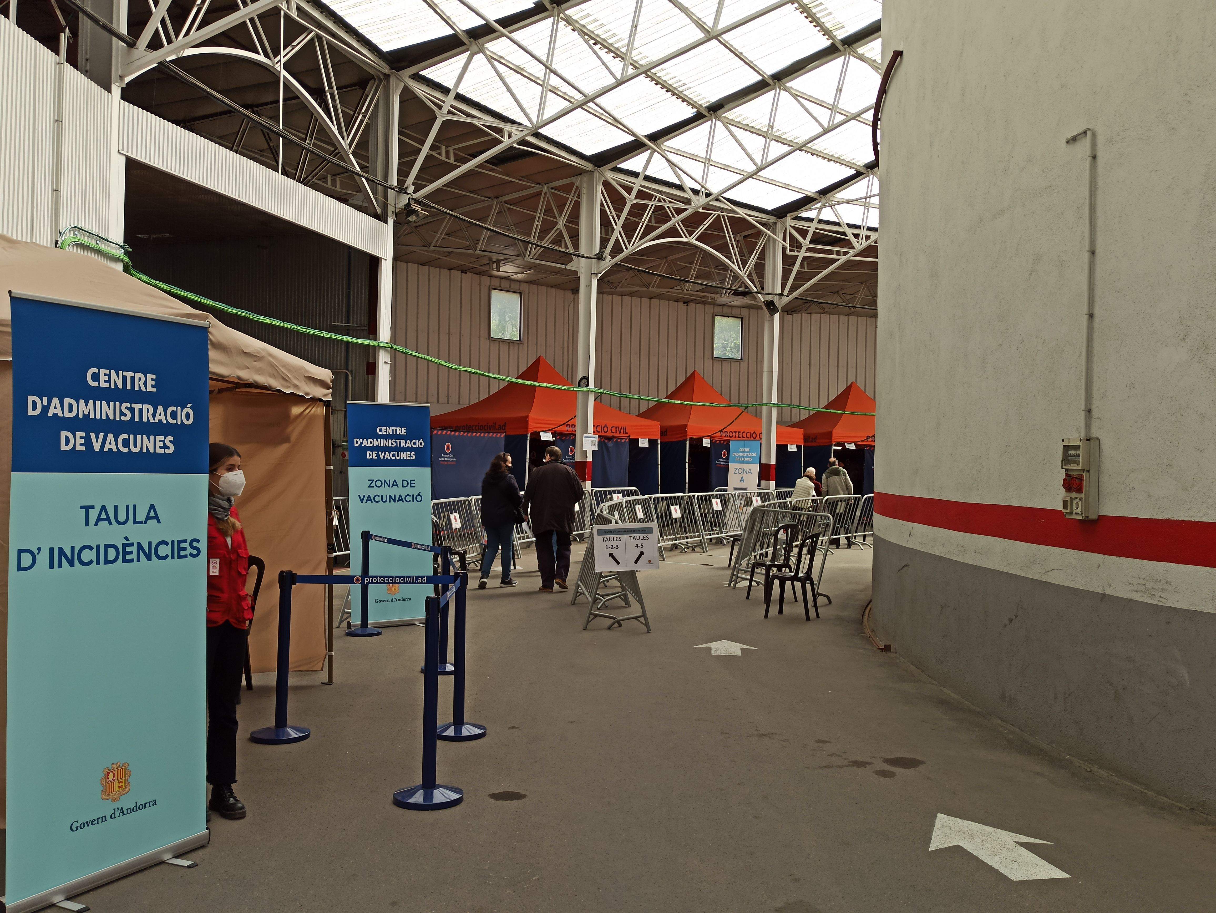 Centre de vacunació de la plaça de braus.
