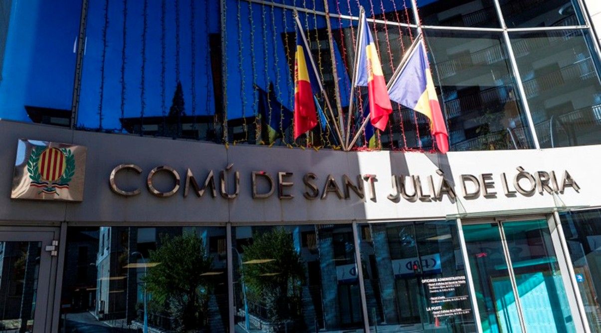 Edifici del comú de Sant Julià de Lòria.