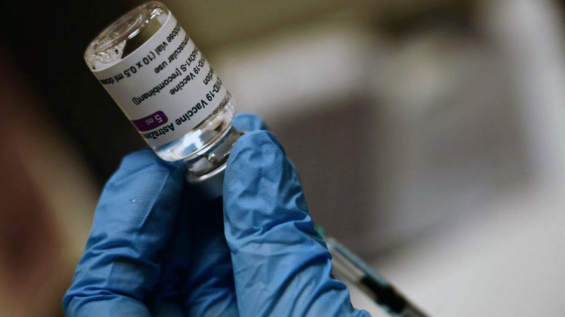 Un vial d'AstraZeneca.