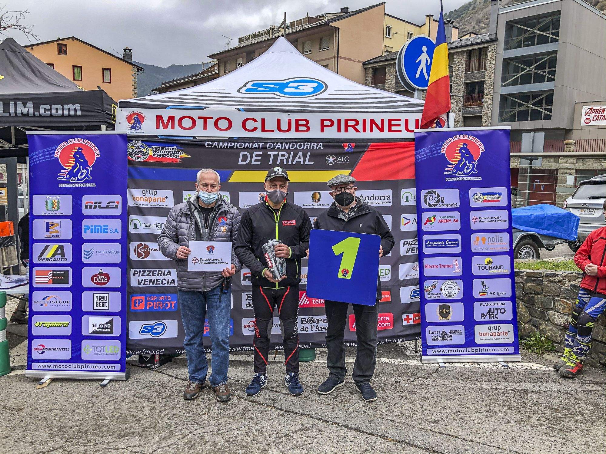 Un dels podis de la prova.