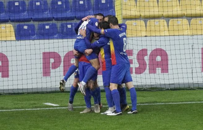 Celebració gol Andorra Vila-real B