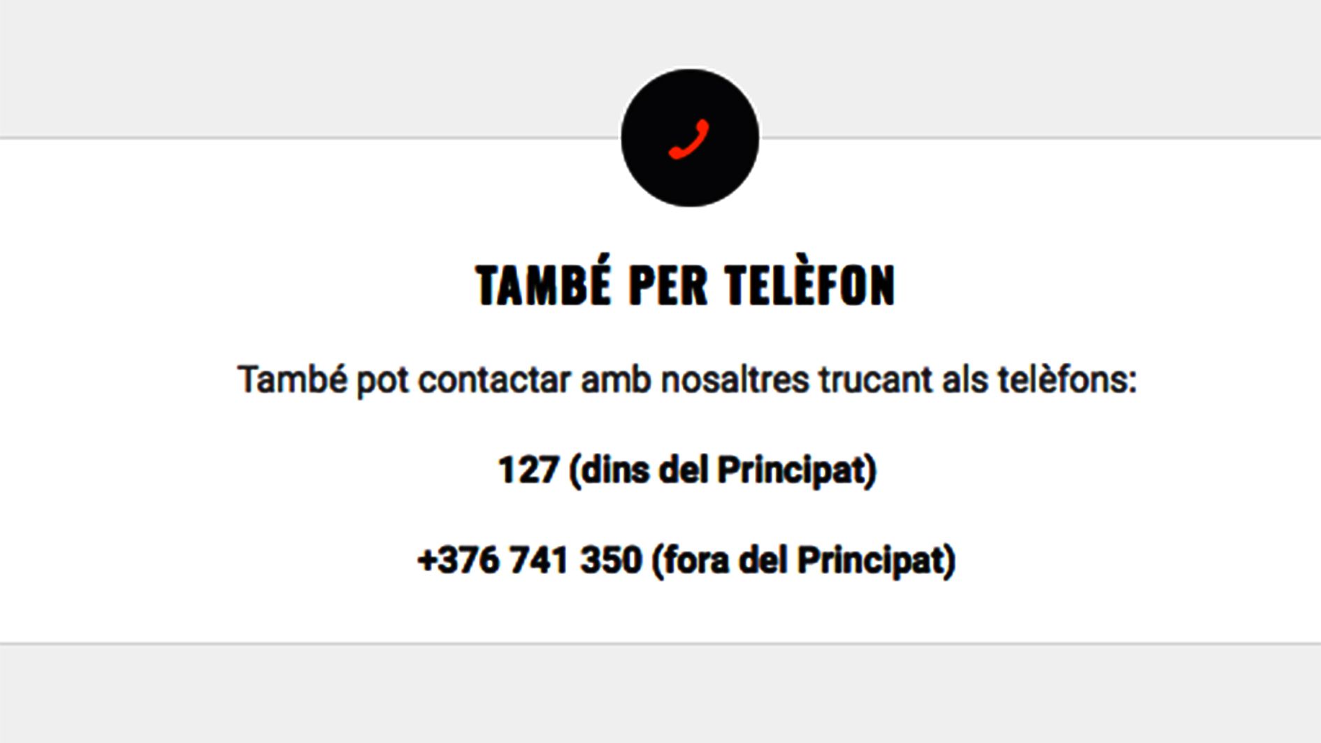 Un dels telèfons que comporta una 'sobre facturació'-