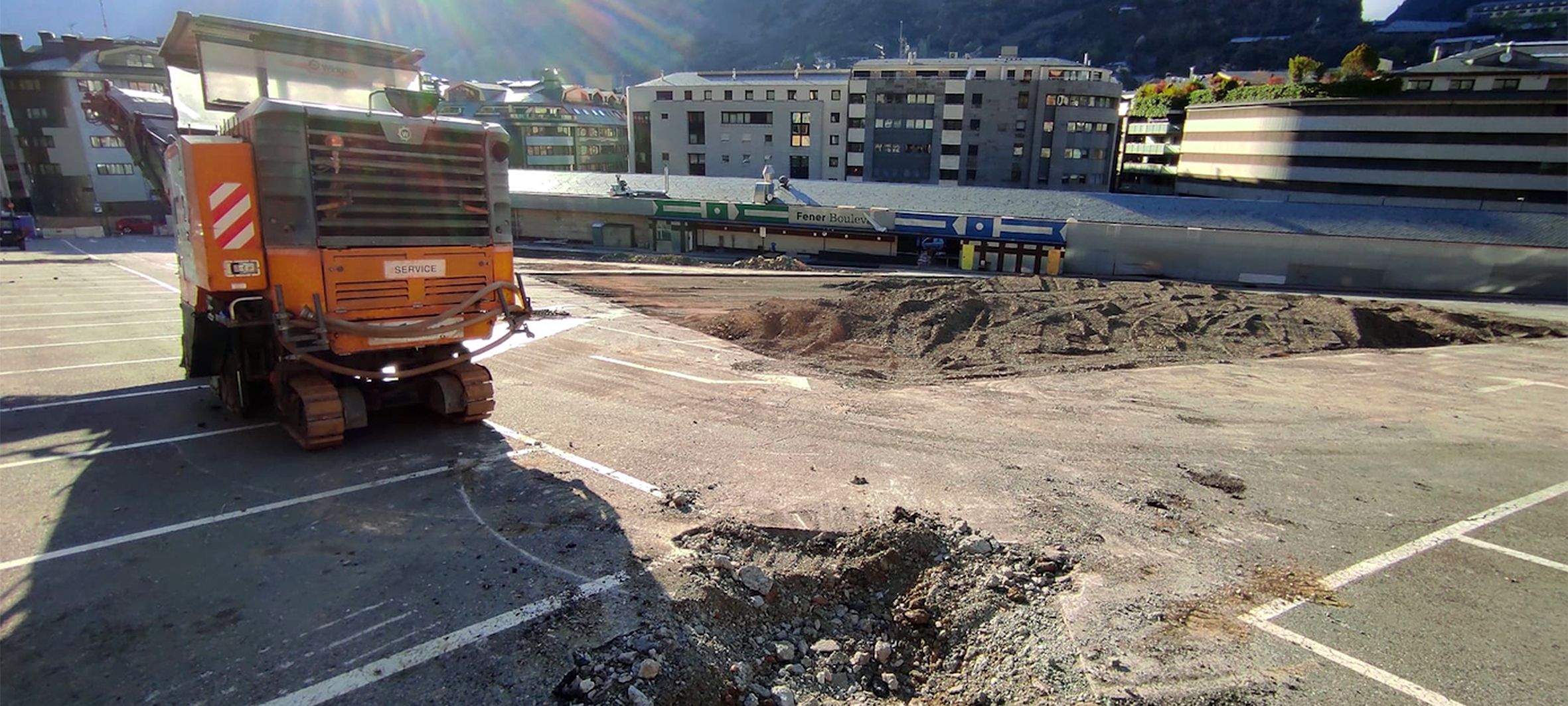 Estat actual de la parcel·la.