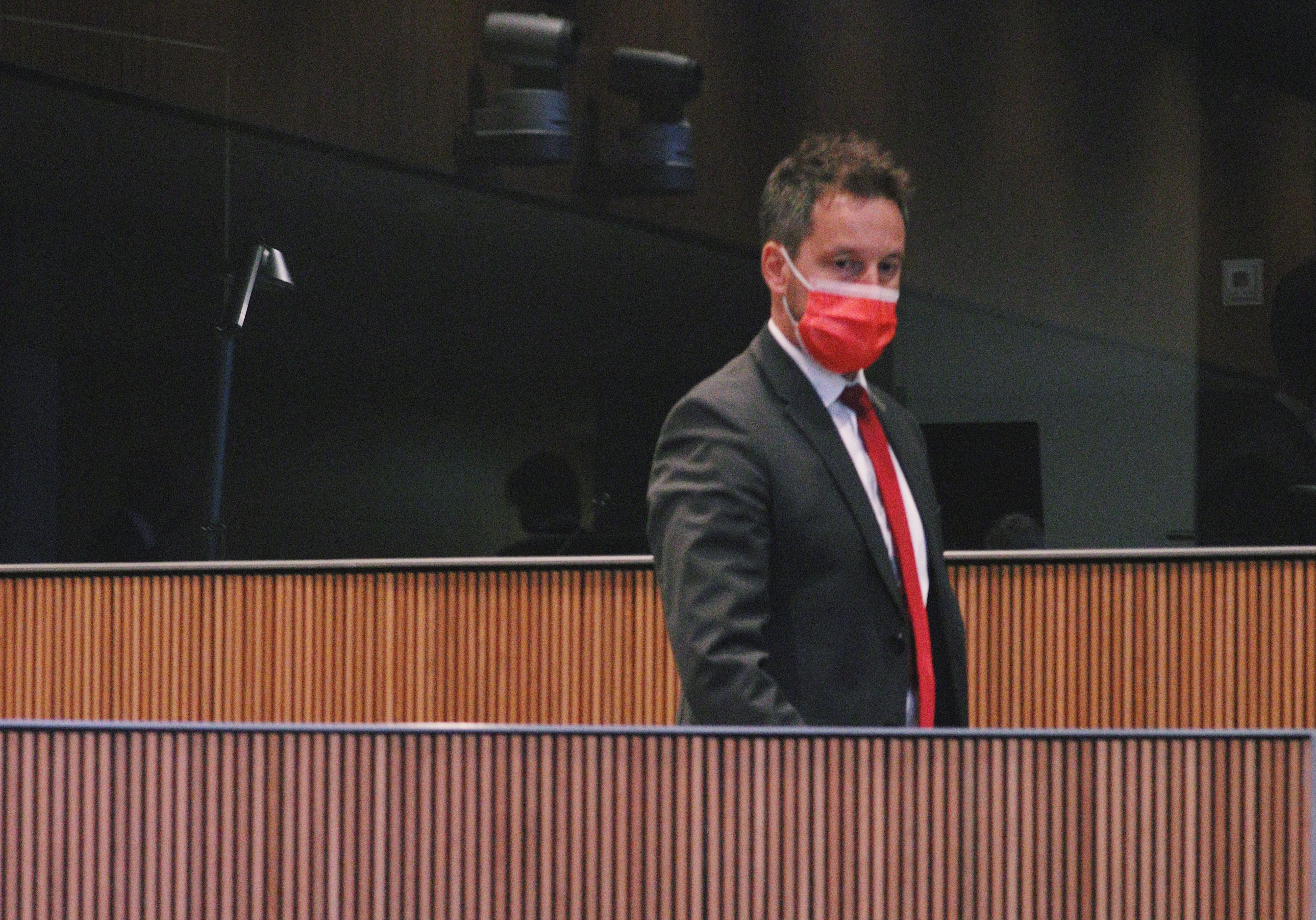 El president del grup parlamentari socialdemòcrata, Pere López.