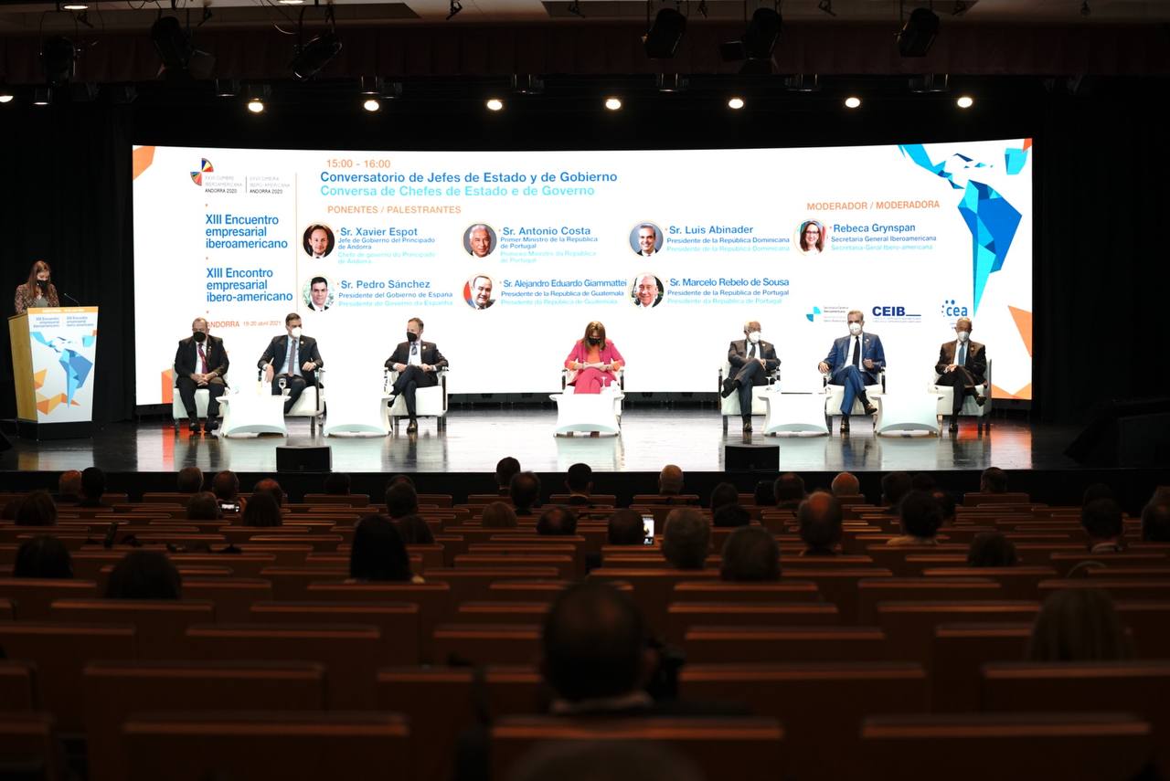 Acte de cloenda de la Trobada Empresarial.