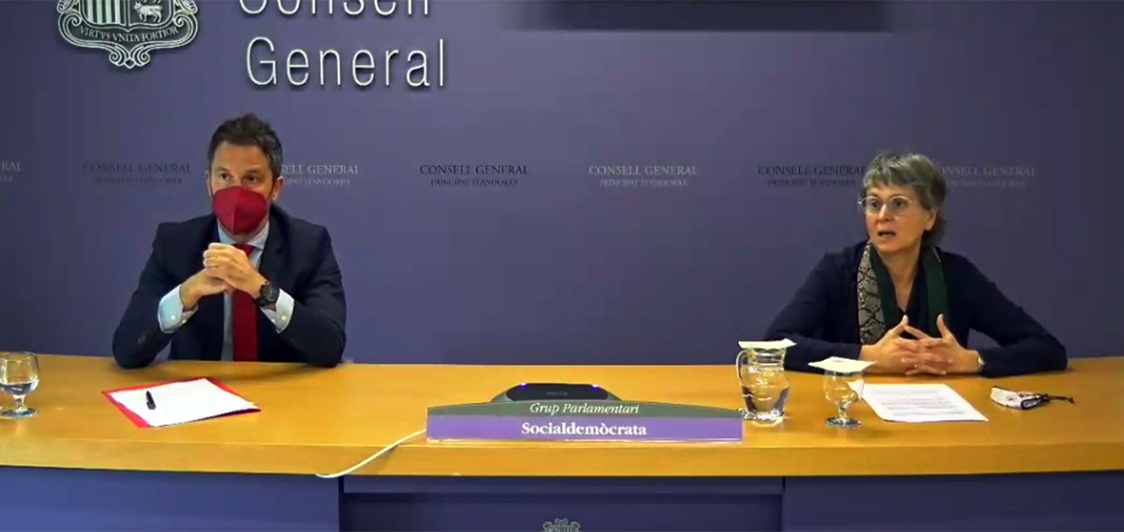 Pere López i Susanna Vela han tractat diverses qüestions.