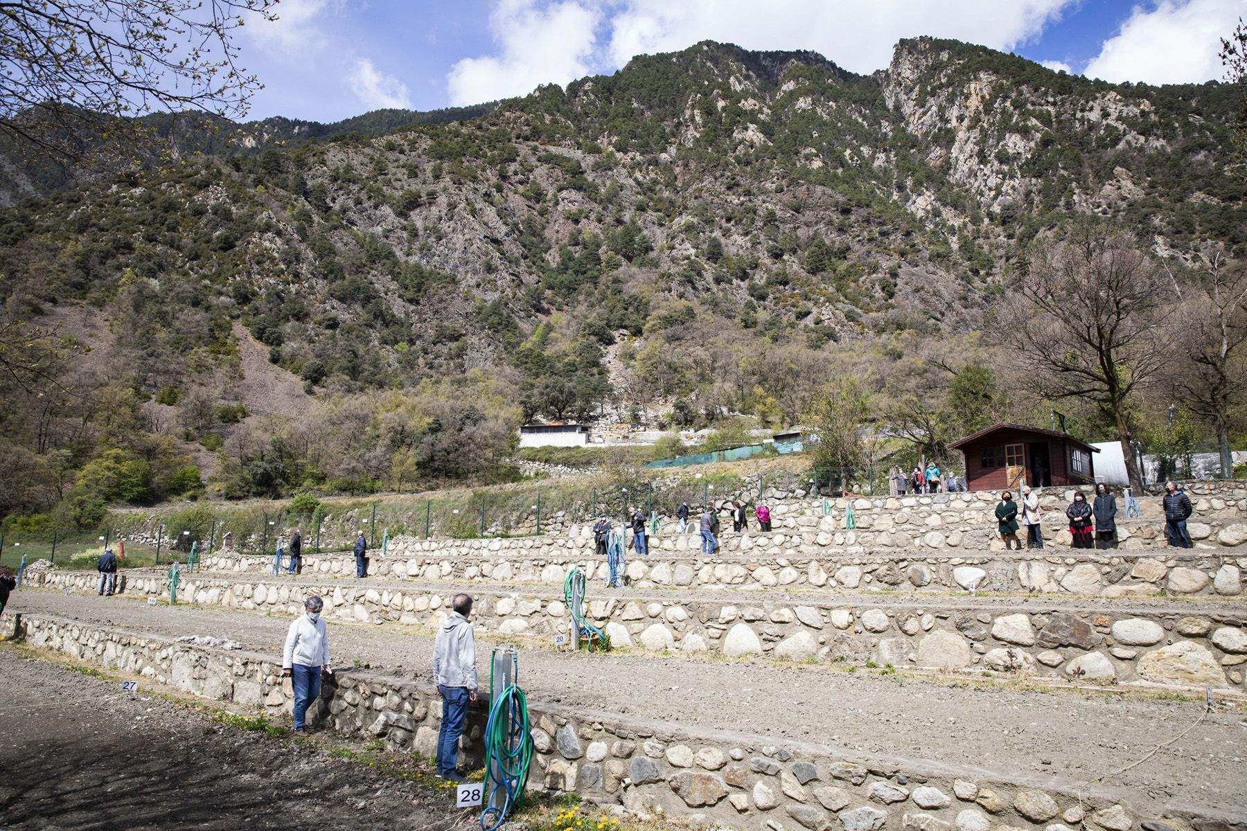 Una imatge de les parcel·les a la Margineda.