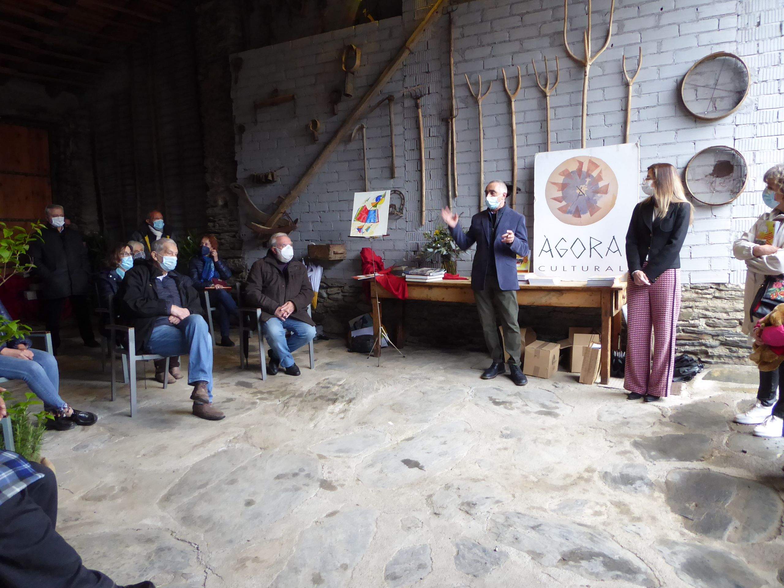 Un moment de l'acte, a la Massana.