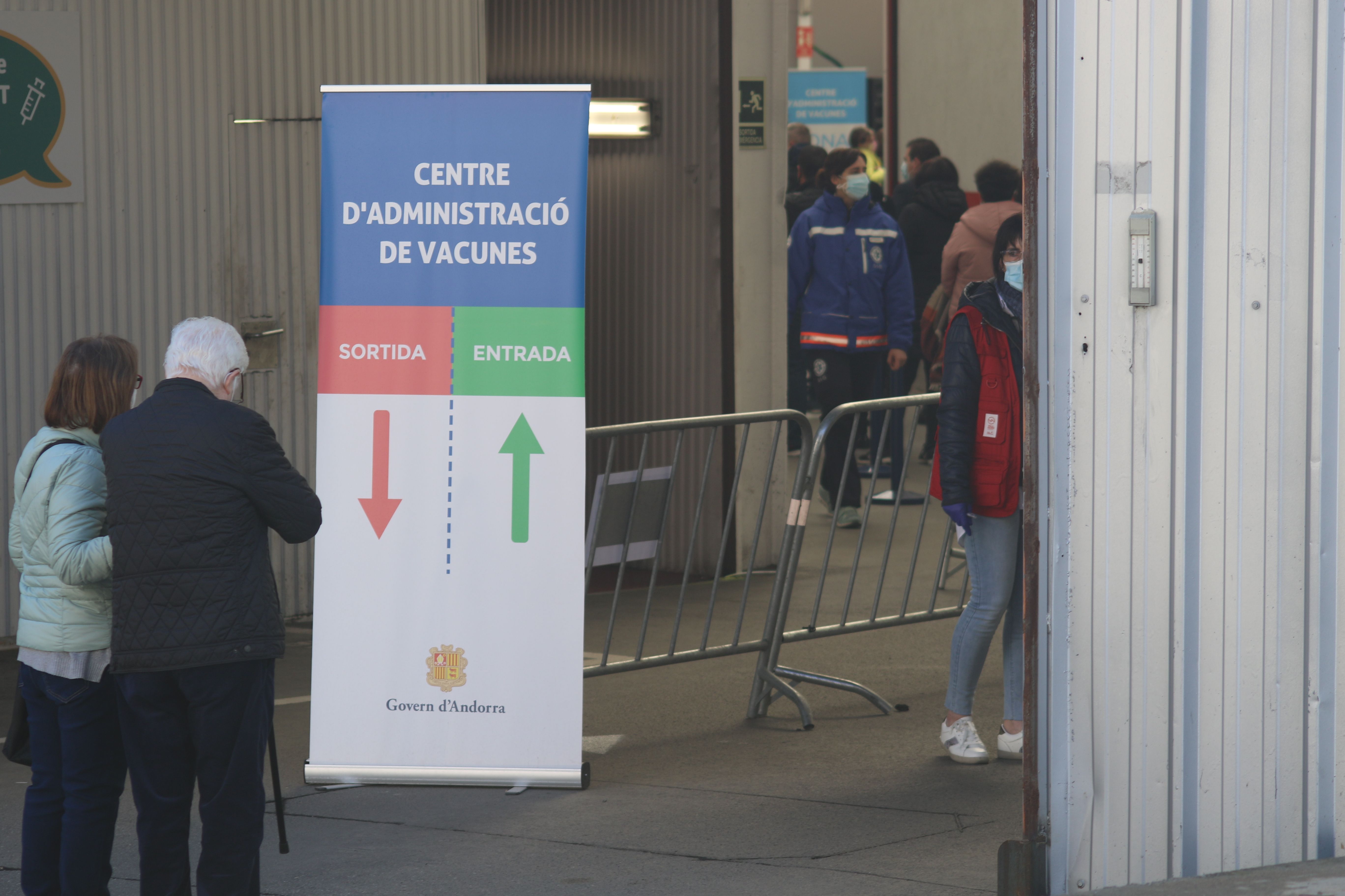 El centre de vacunació ha recuperat aquest matí l'activitat per dos dies.