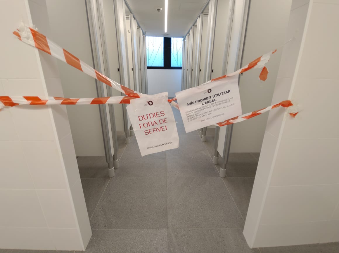 El servei ja s'ha restablert a les dutxes del CEO.