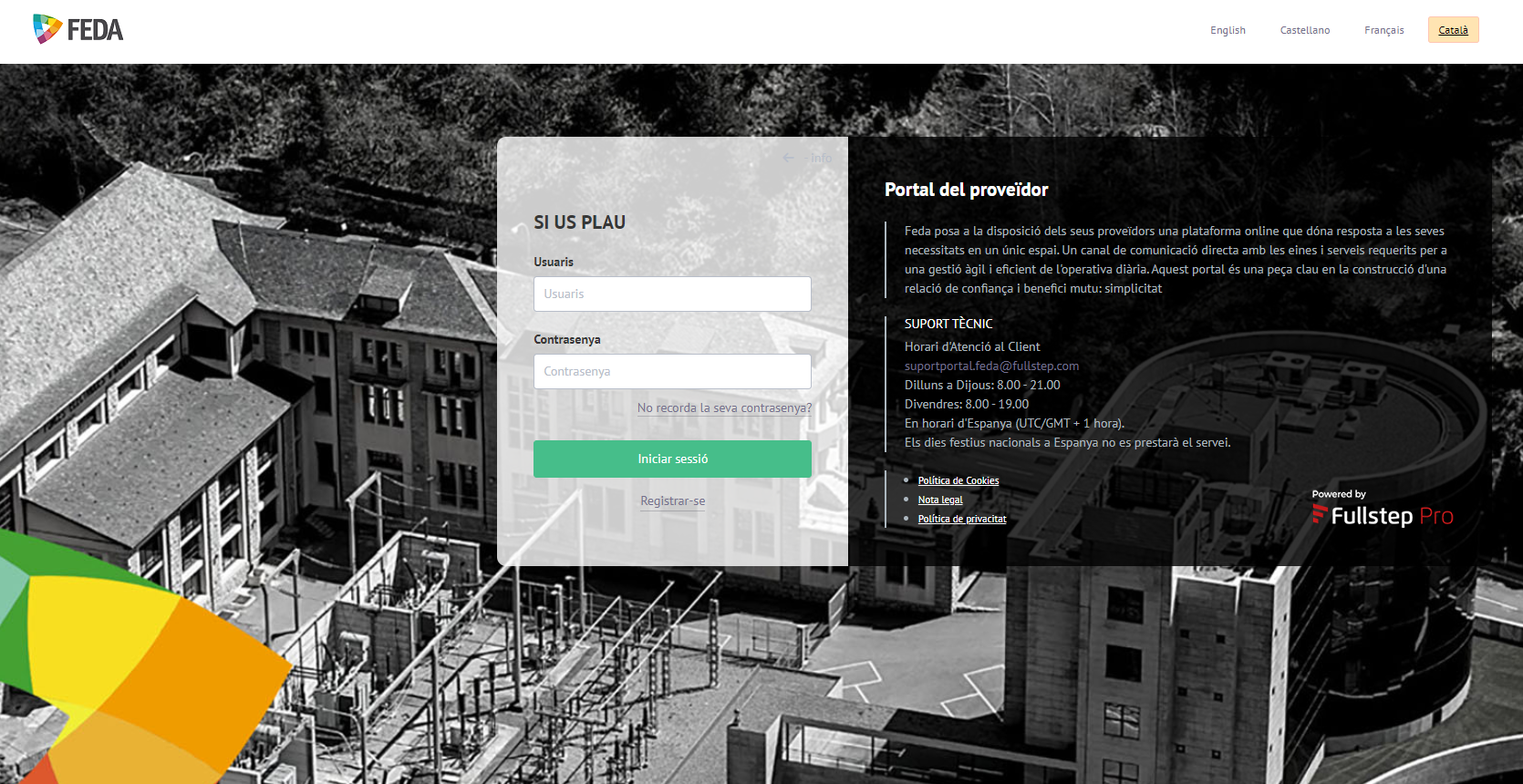 El nou portal de proveïdors.