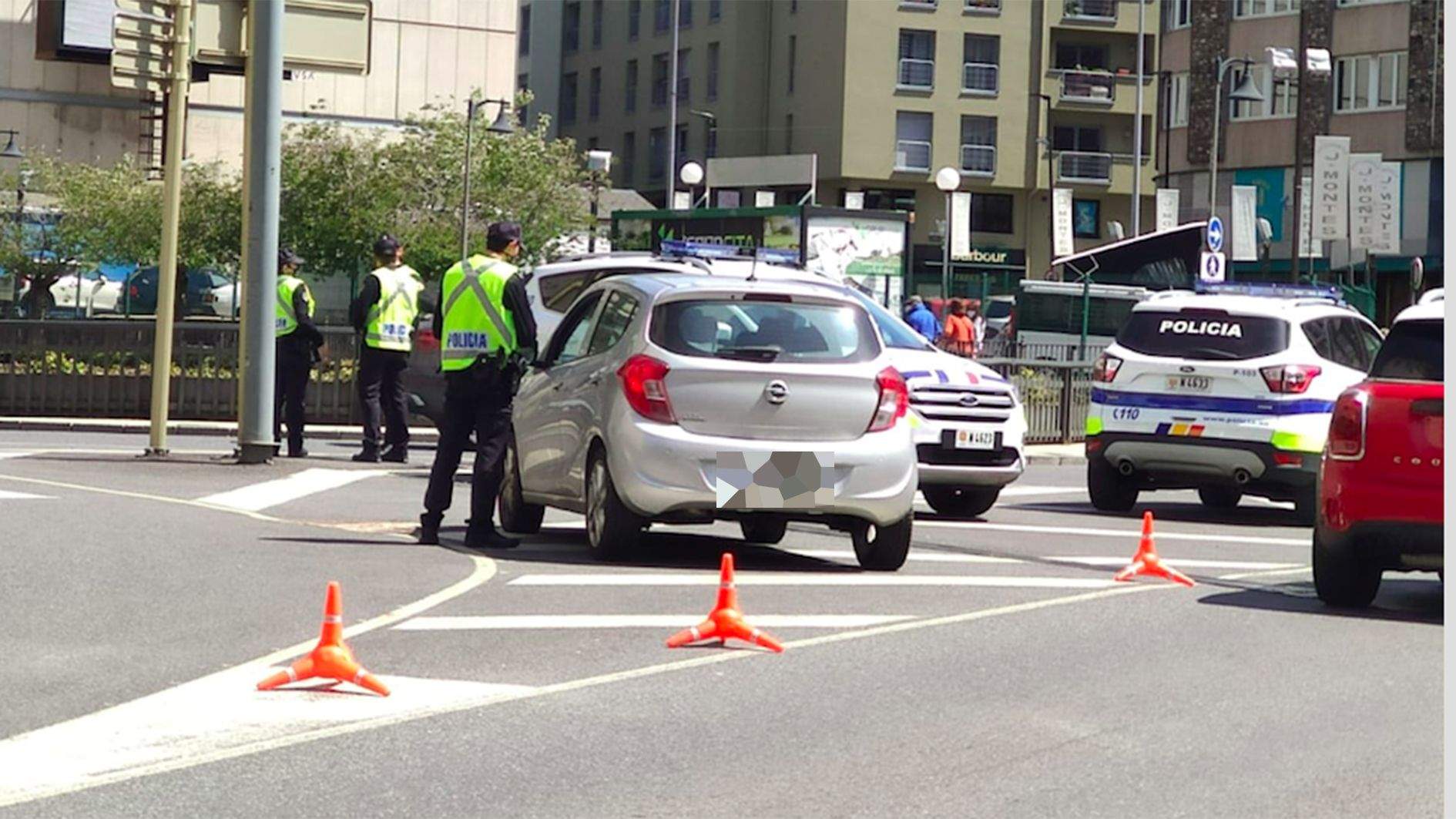 Un control rutinari de la policia.