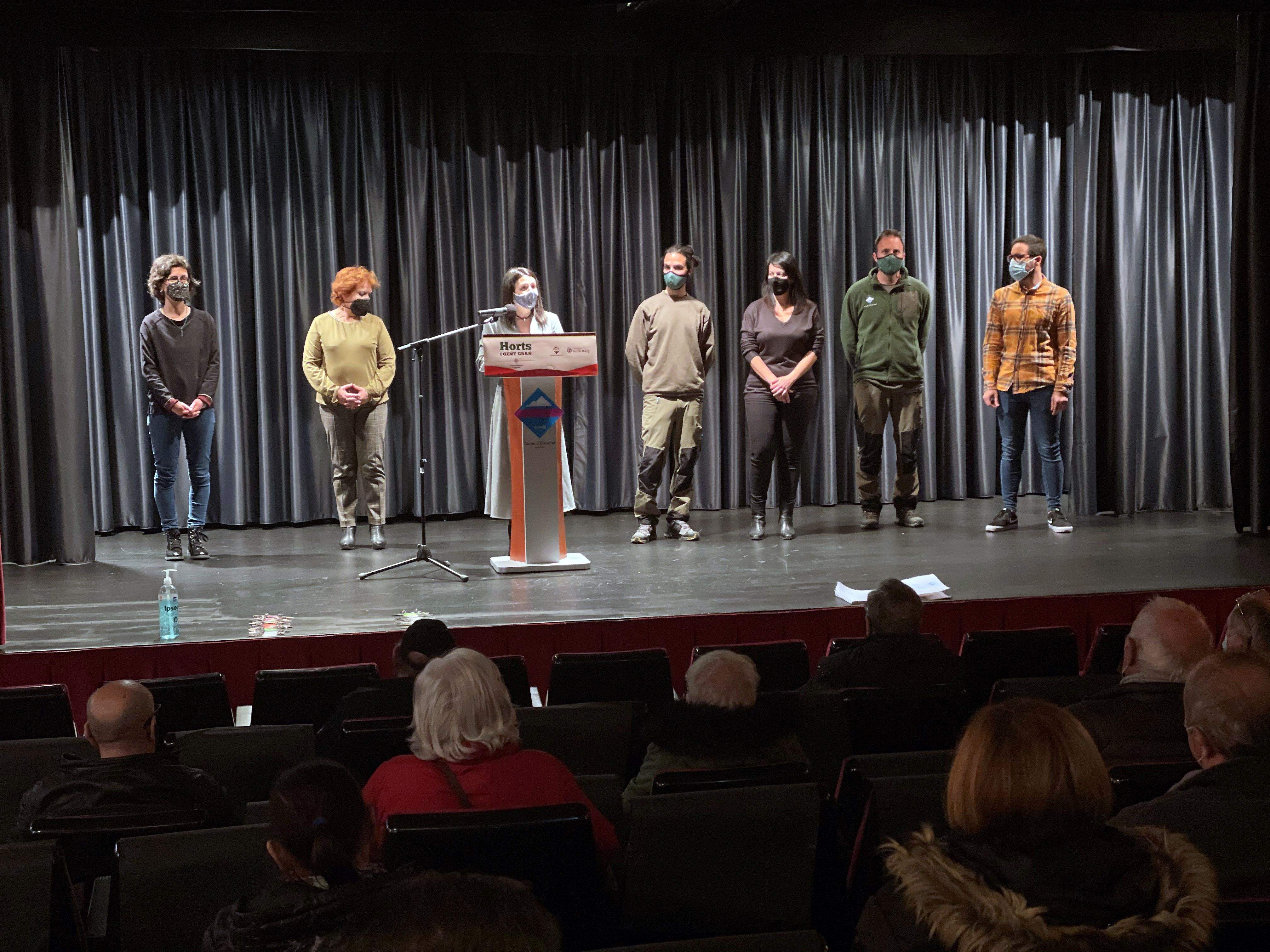 Acte de lliurament de les claus dels horts socials d'Encamp.