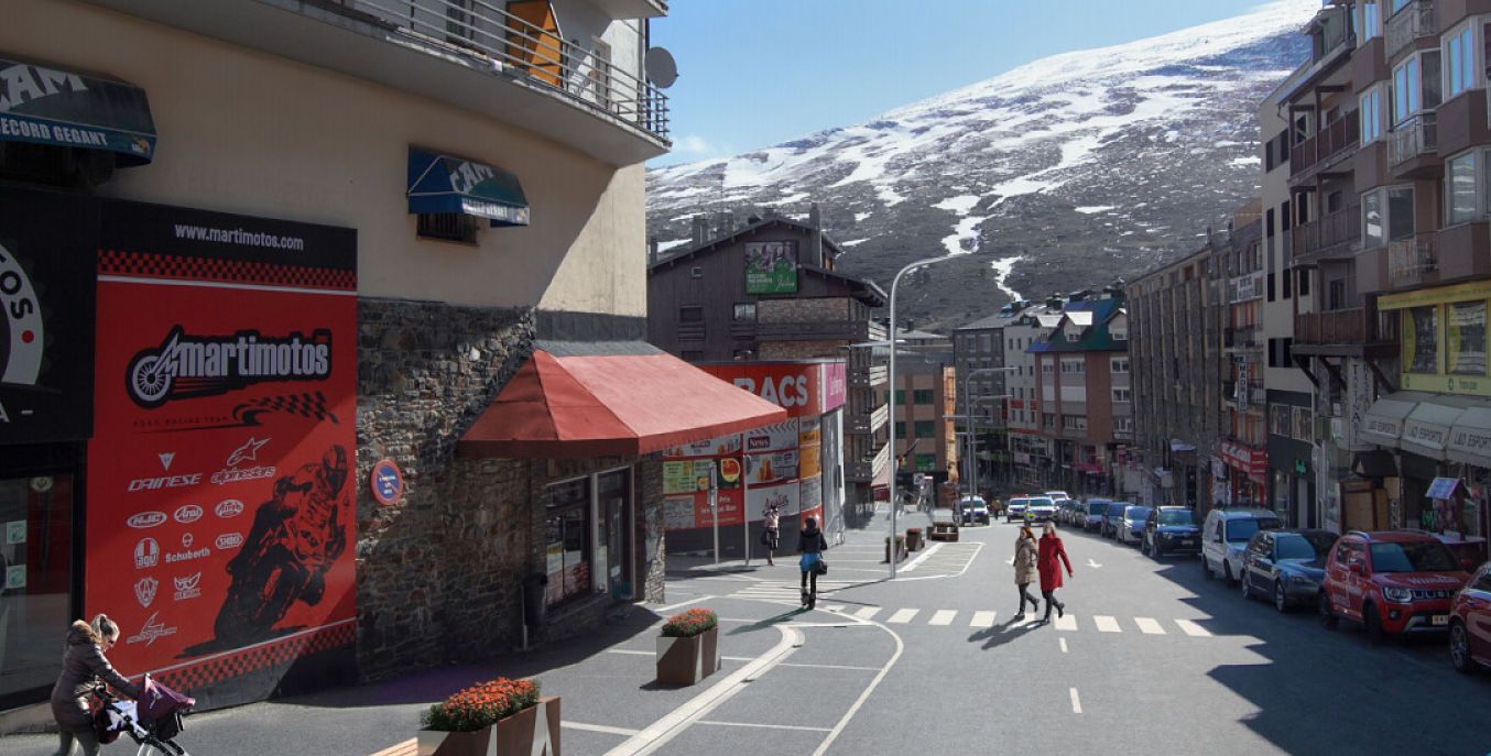 Recreació de com quedarà el carrer Sant Jordi un cop acabin les obres.