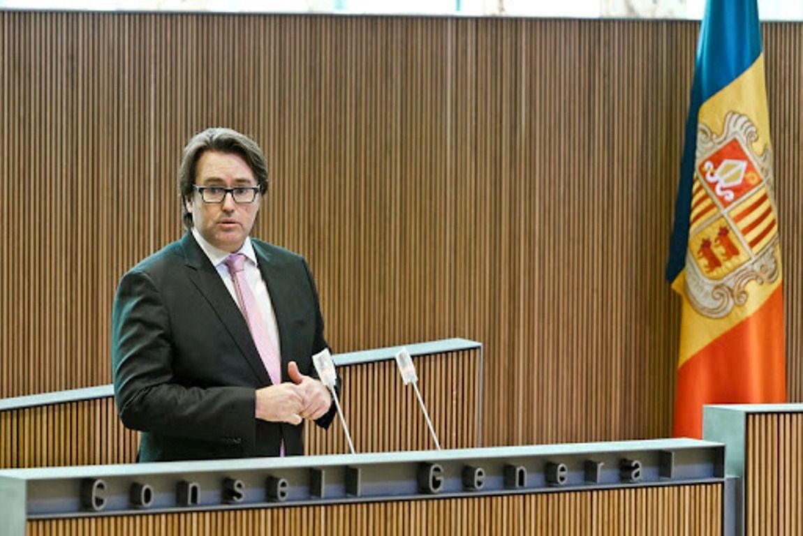 El president del grup parlamentari Ciutadans Compromesos, Carles Naudi.