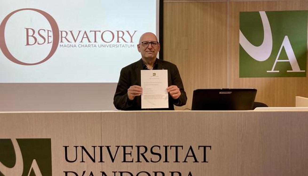El rector de la Universitat d'Andorra, Miquel Nicolau.