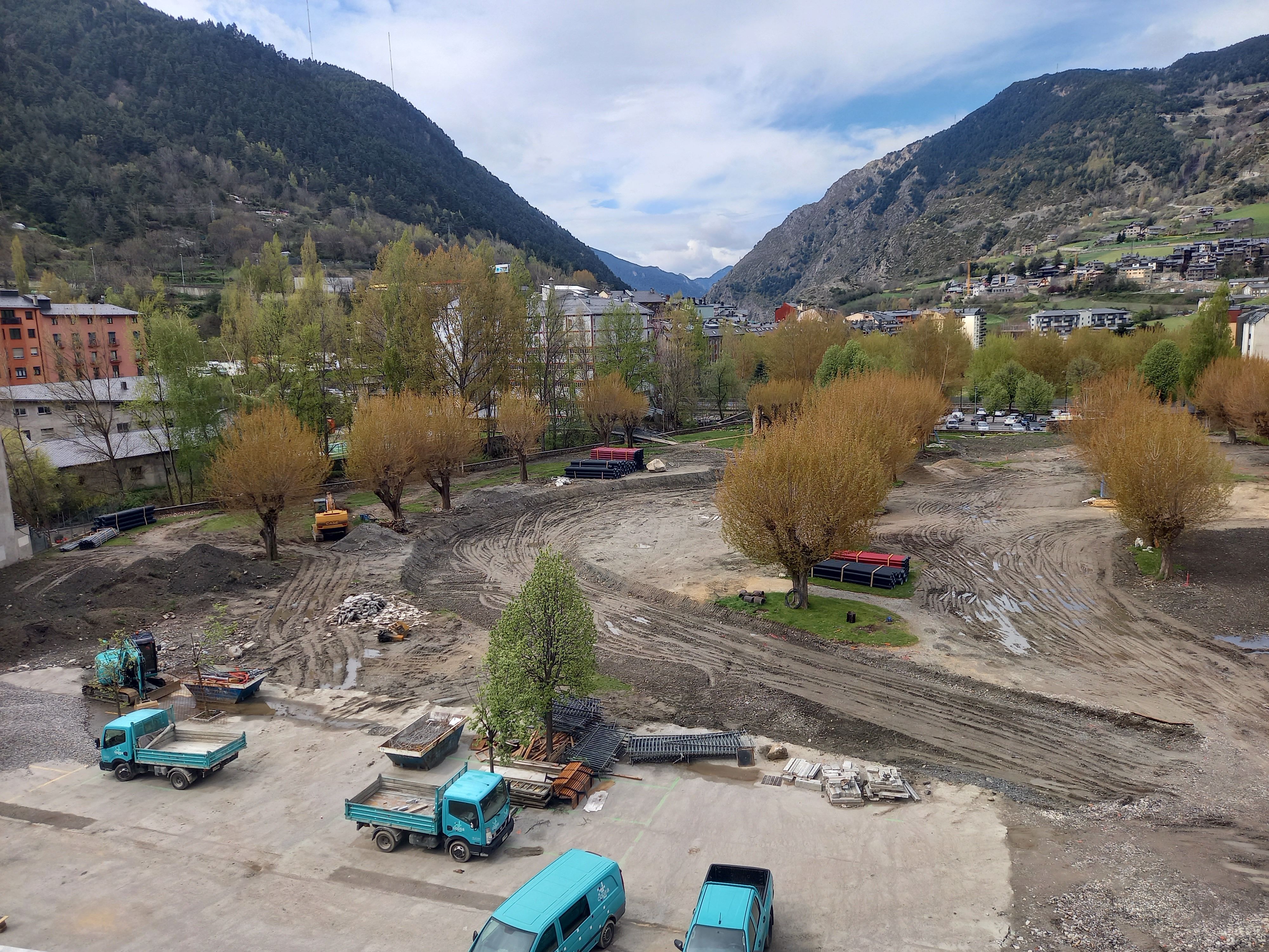 El recorregut del futur carrer ja es pot veure de forma clara.