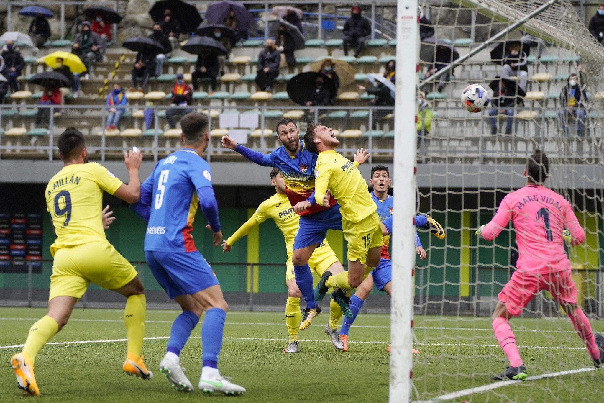 FC Andorra - Vila-real B La portaveu del Sindicat, Rebeca Bonache.