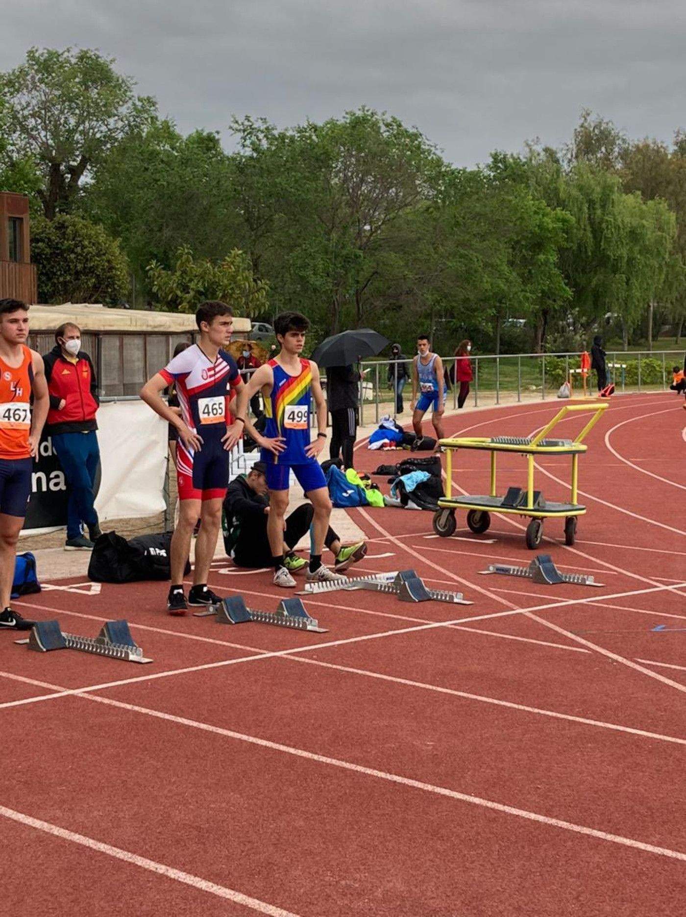 Vilella, durant una de les proves.