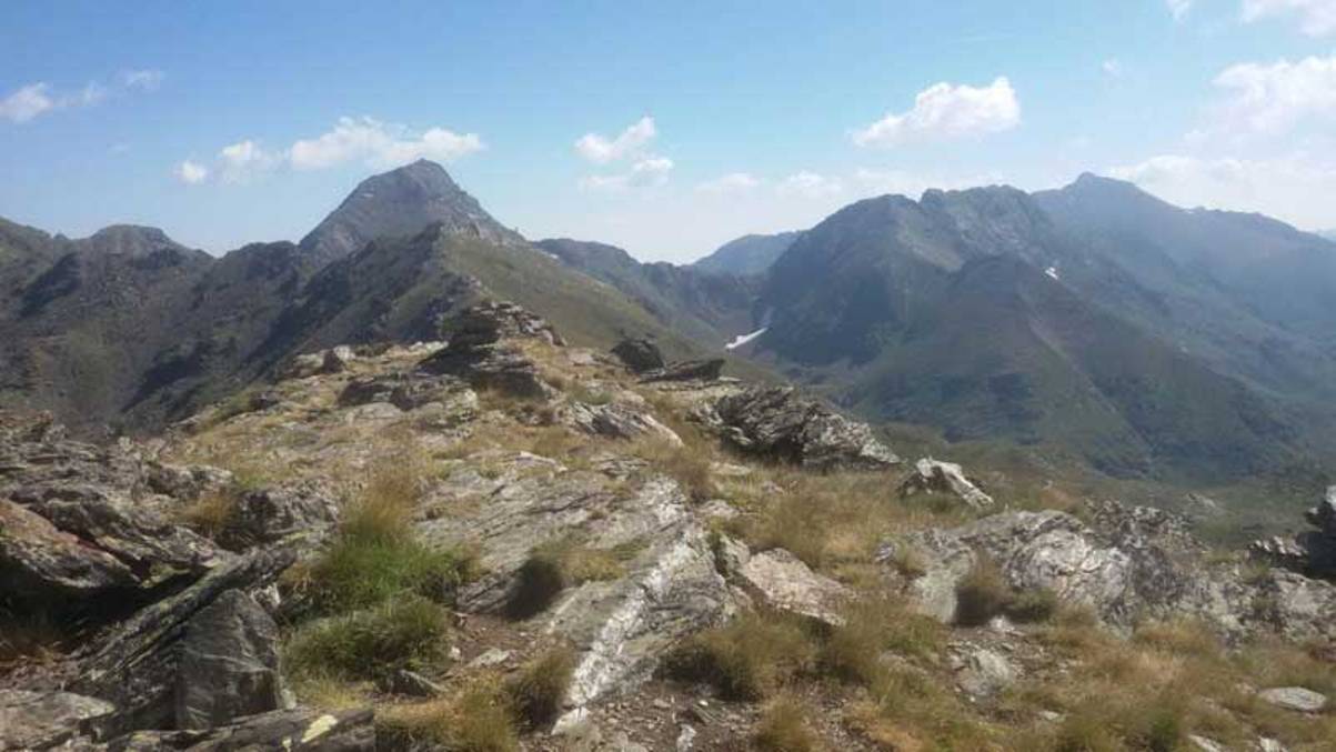 Creussans i el pic de Peyreguils.