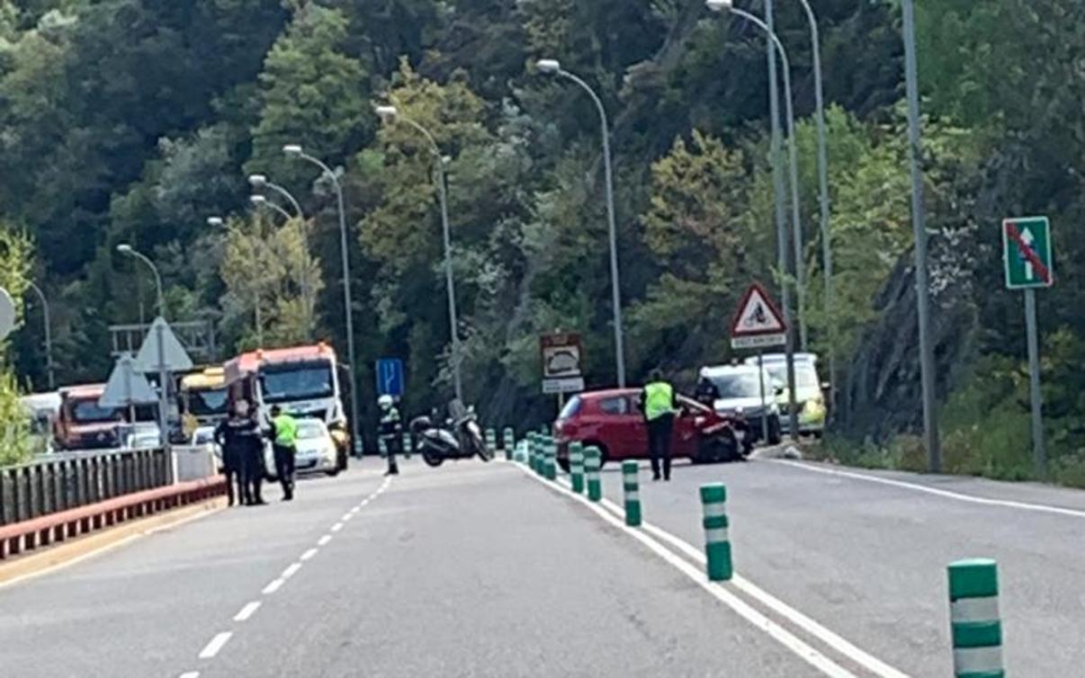 L'accident ha tingut lloc a l'entrada sud de Sant Julià de Lòria.