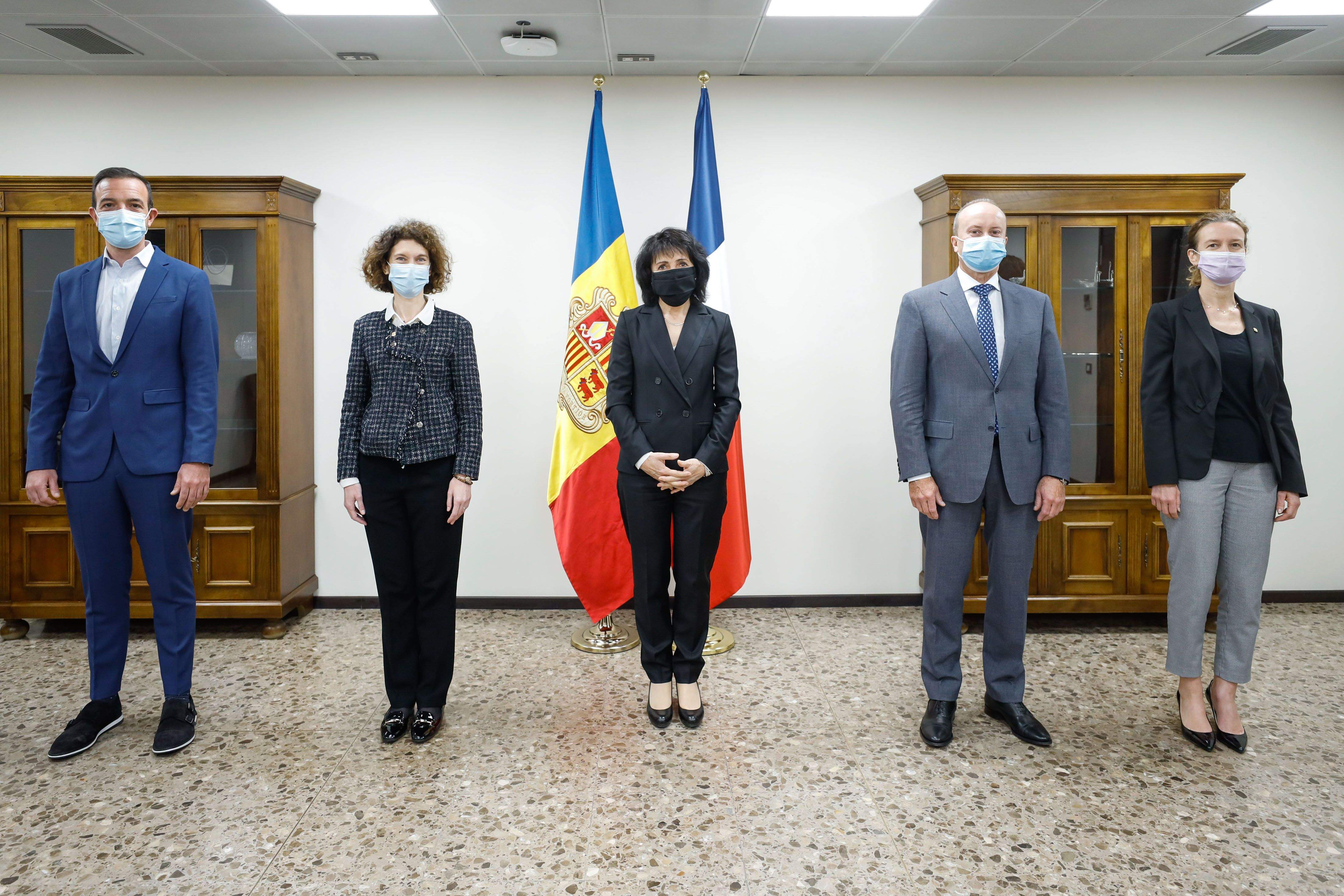 Visita de la prefecta de l'Arieja a Andorra.