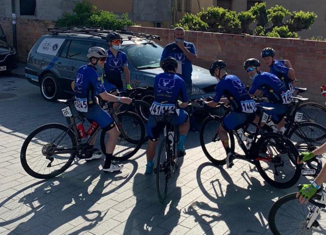 Els corredors de l'equip H.Ski Plaza.