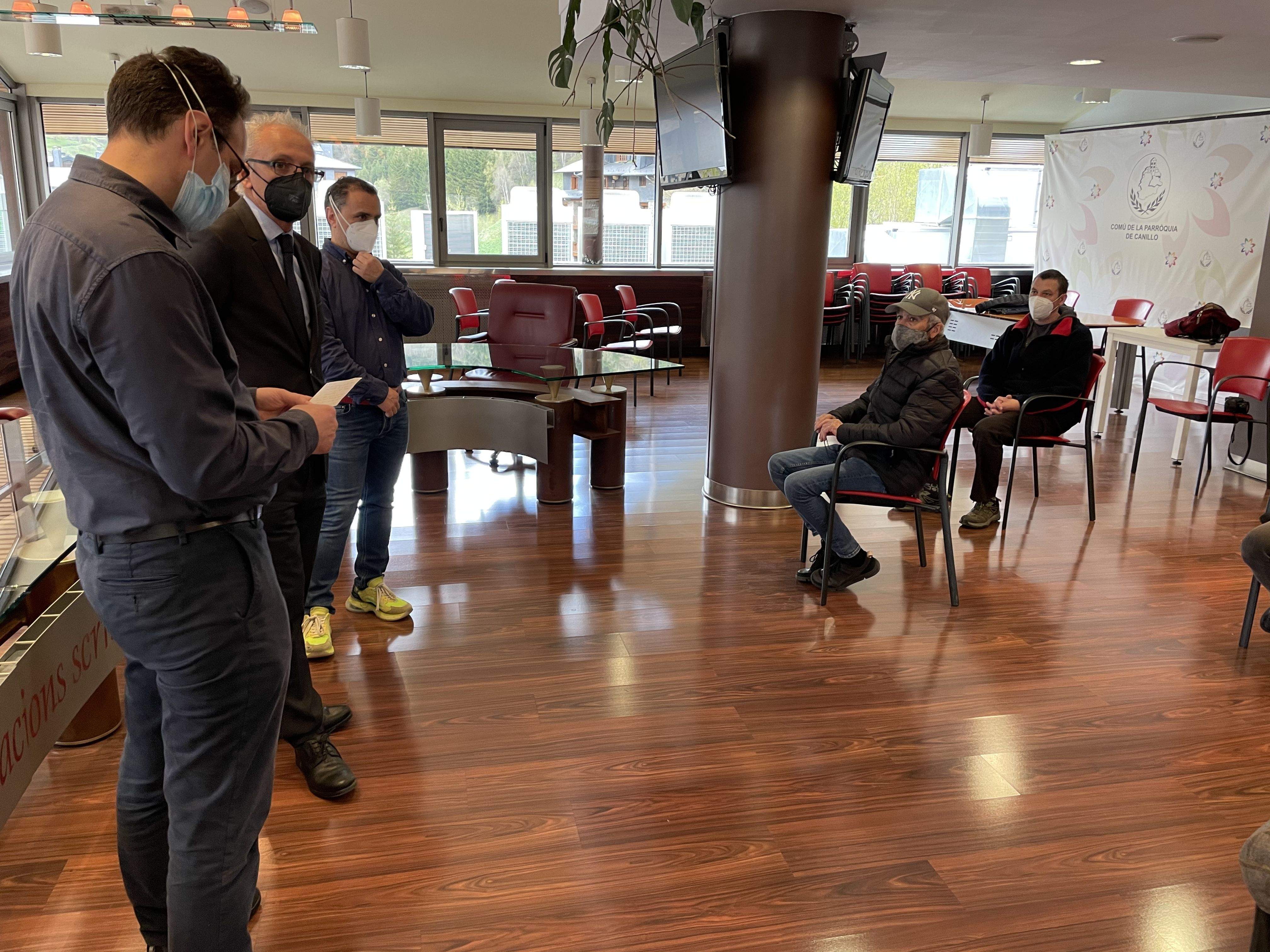 L'acte de lliurament s'ha fet aquest dimecres al comú de Canillo.