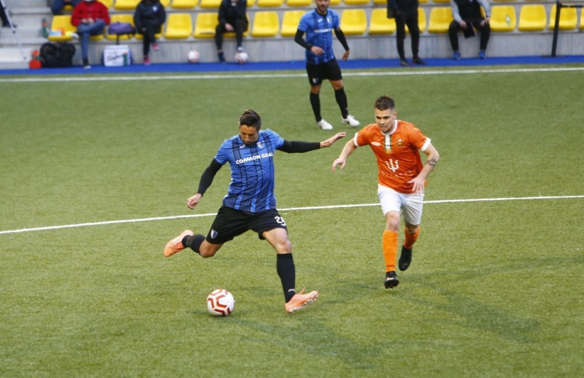 Un instant del duel anterior entre Inter i Sant Julià.