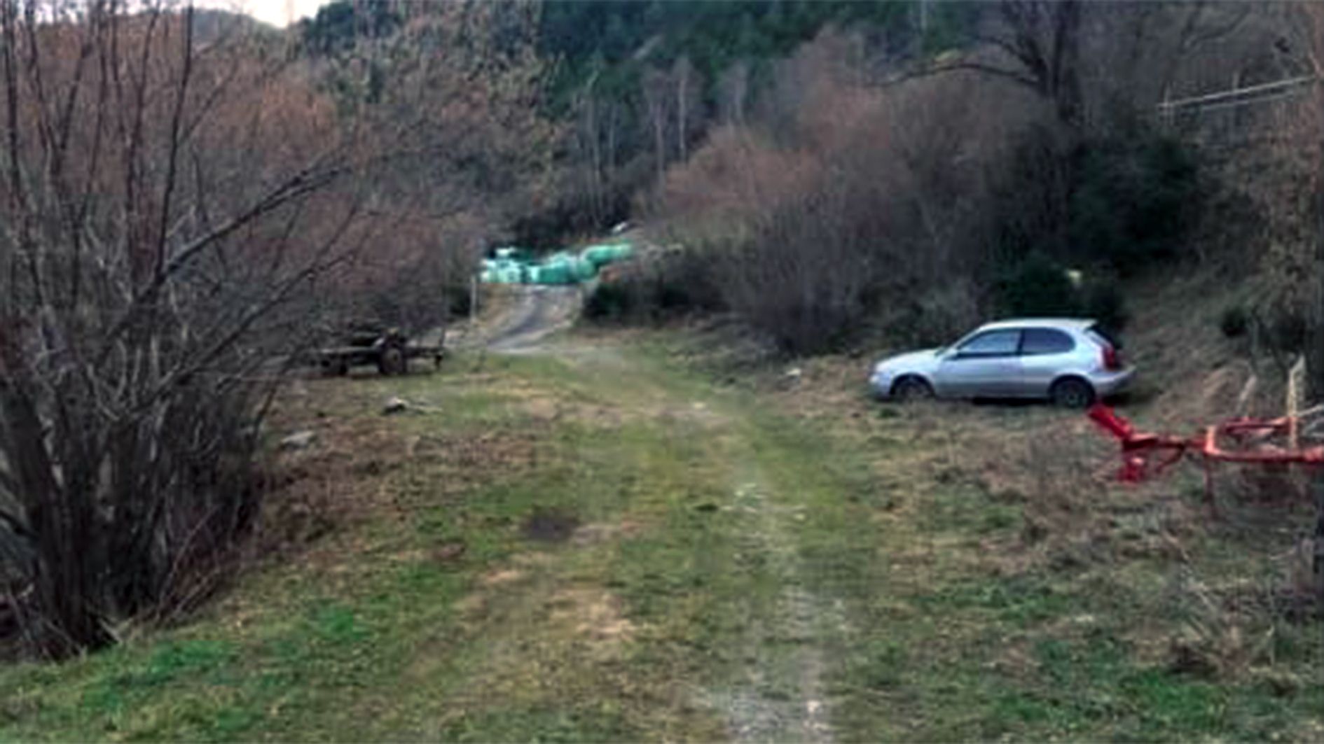 Vista de la part superior de la parcel·la on s'hauria d'ubicar la planta.