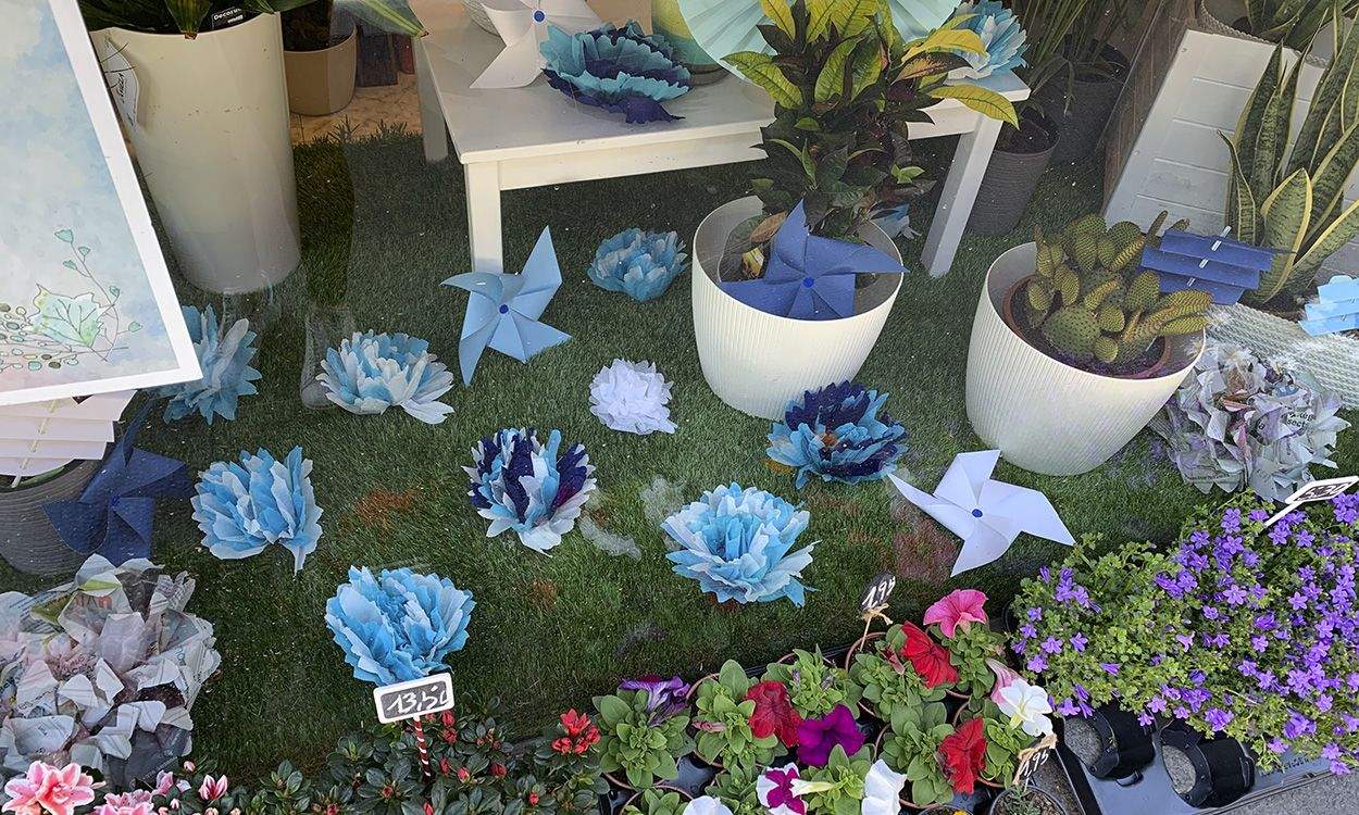 Aparador de La Massana decorat pels nens de la parròquia