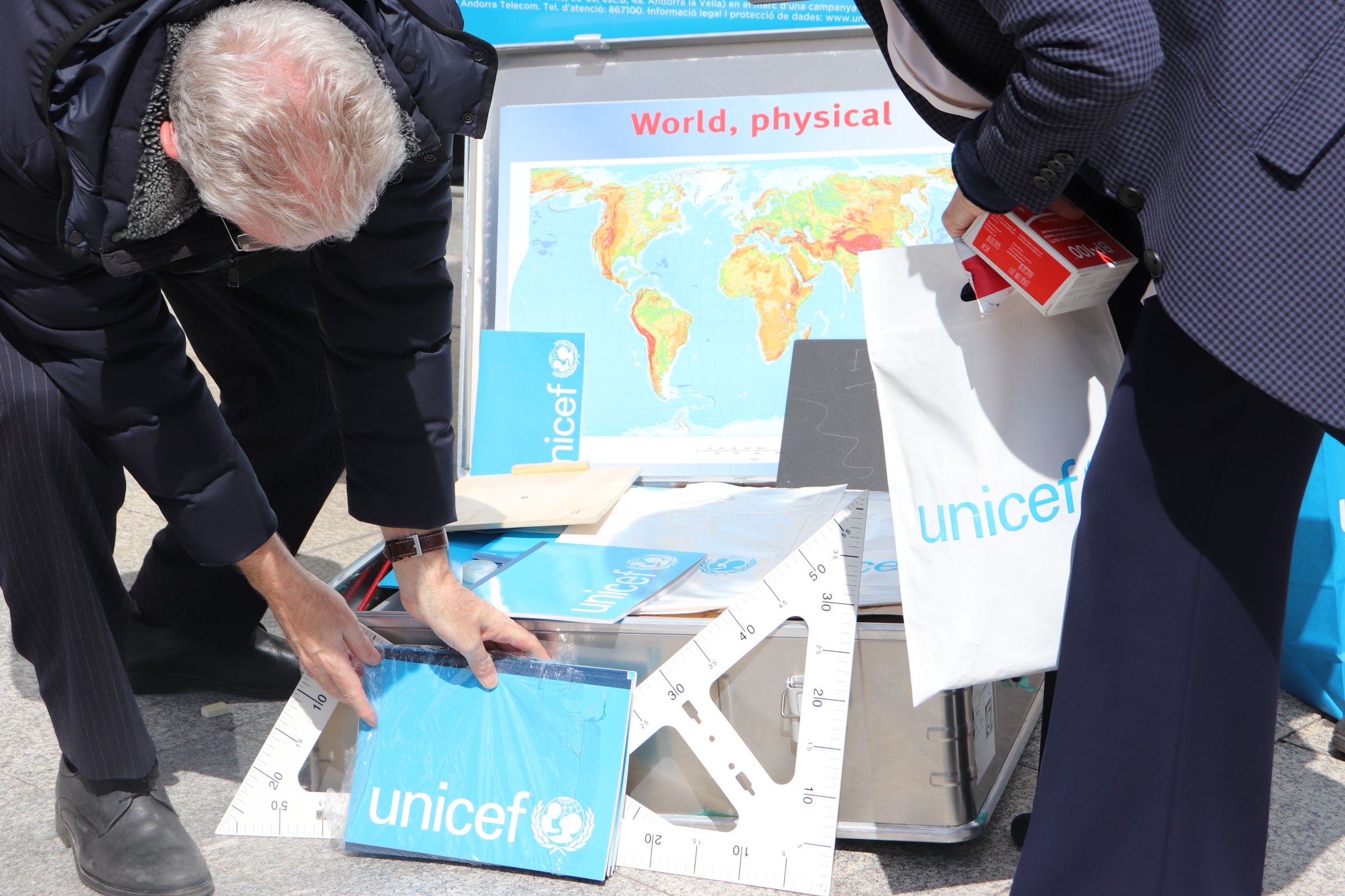 Unicef Andorra a la presentació de la campanya 'Regala Futur'.