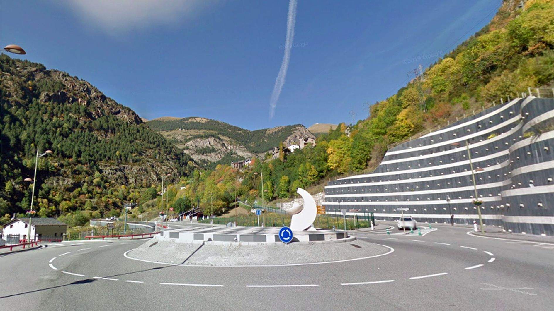 L'accident s'ha produït entre Encamp i Meritxell.