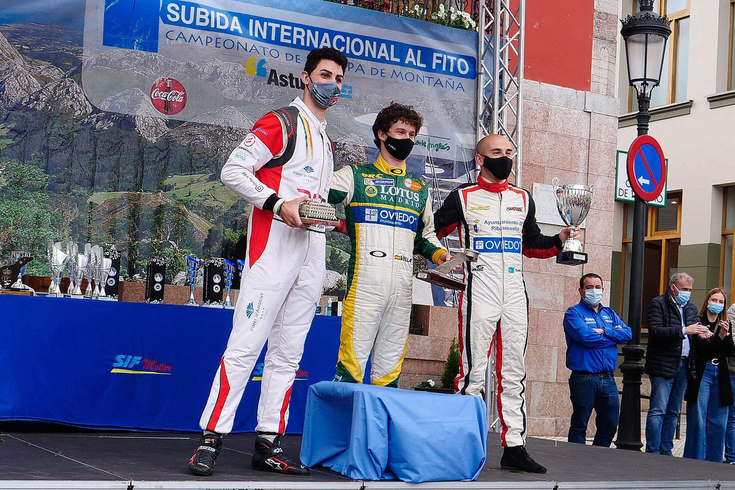Podium a la Pujada al Fito