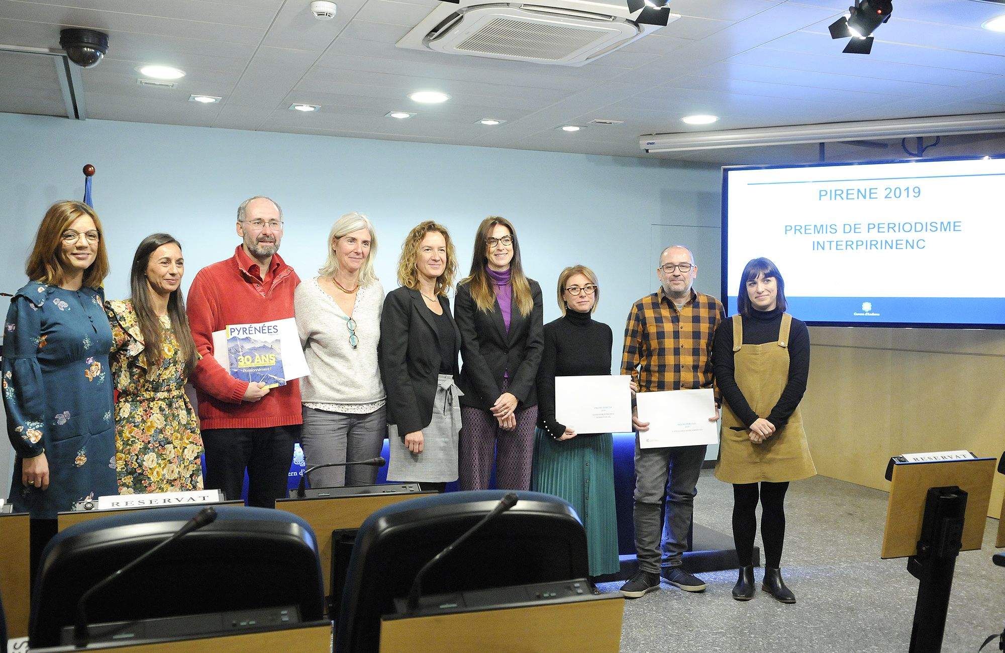 Els guanyadors del Premi Pirene 2019