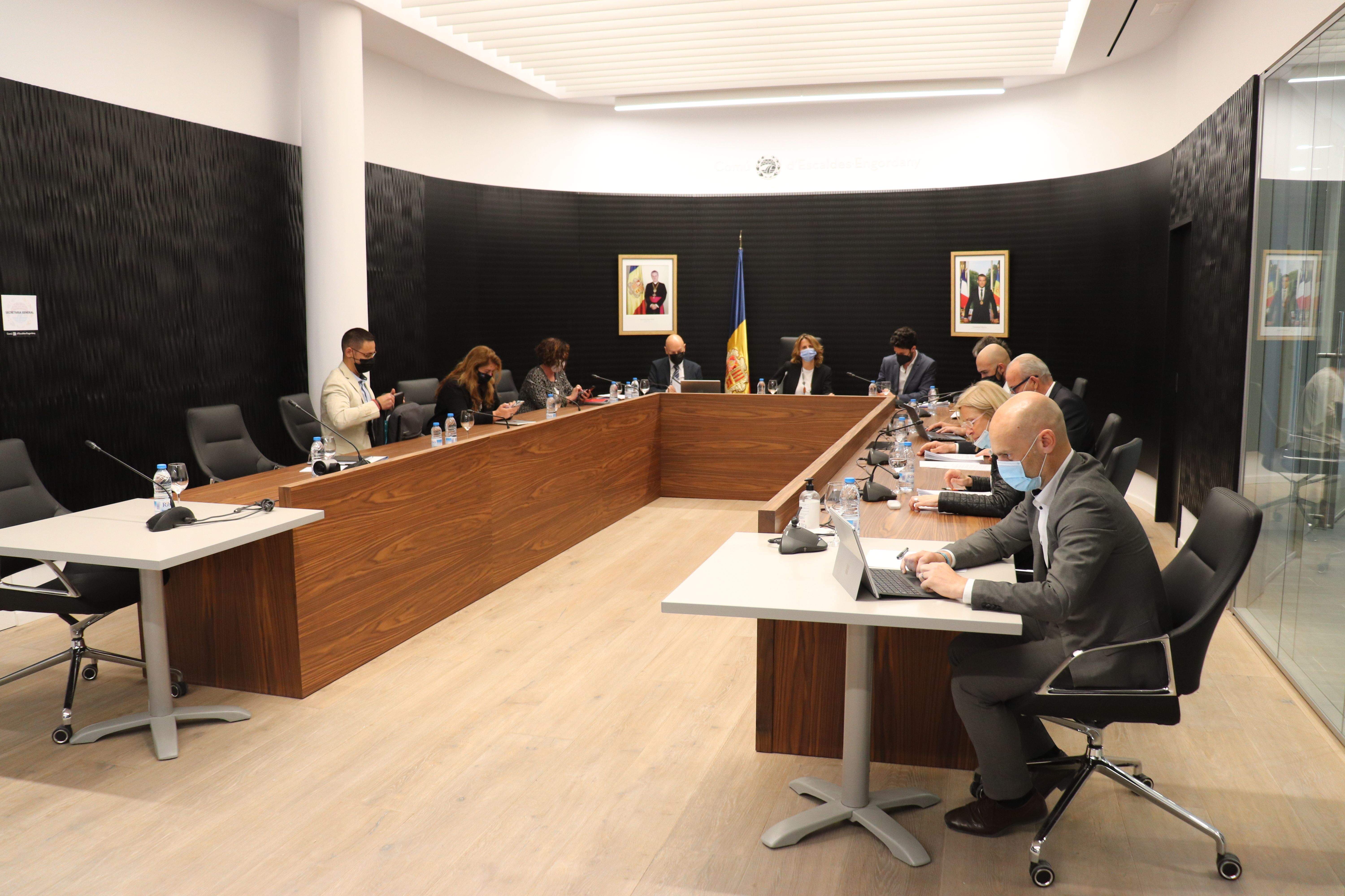 Un moment al consell de comú d'Escaldes-Engordany