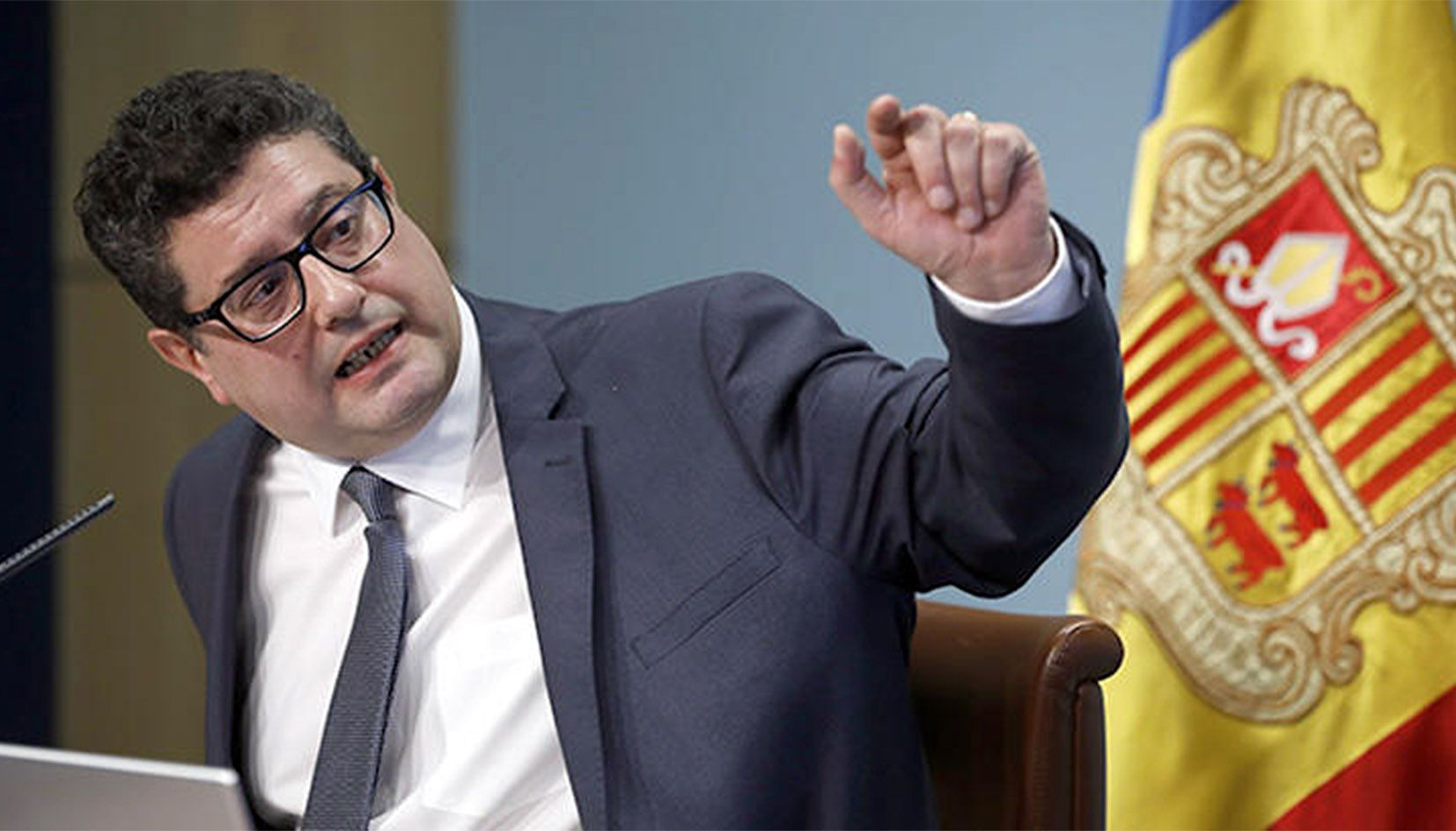 El cap de la Unitat d'Intel·ligència Financera d'Andorra, Carles Fiñana.