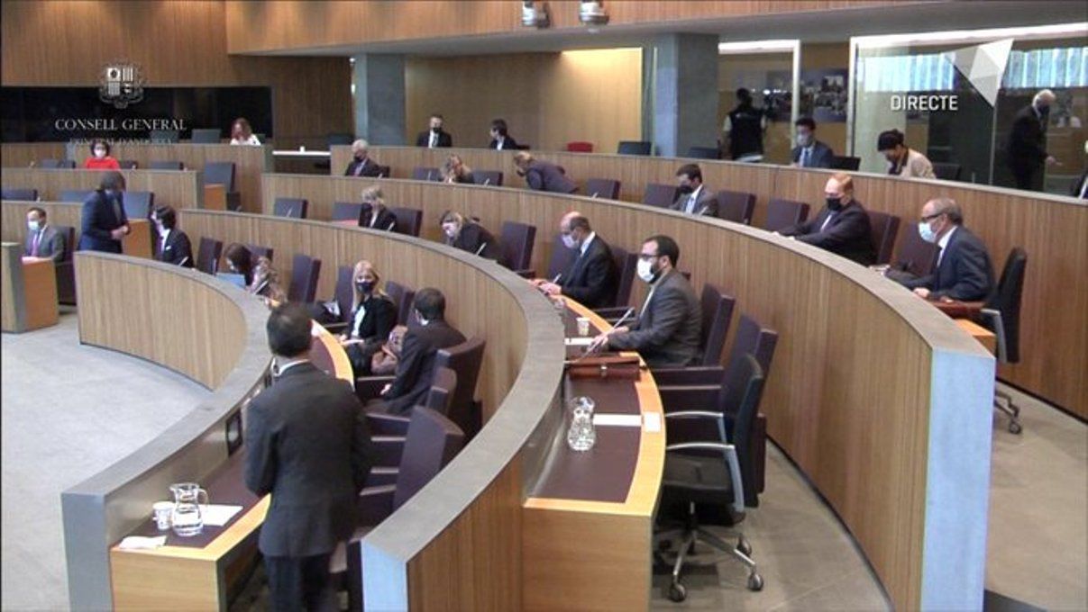 Un moment de la sessió d'aquest dijous.