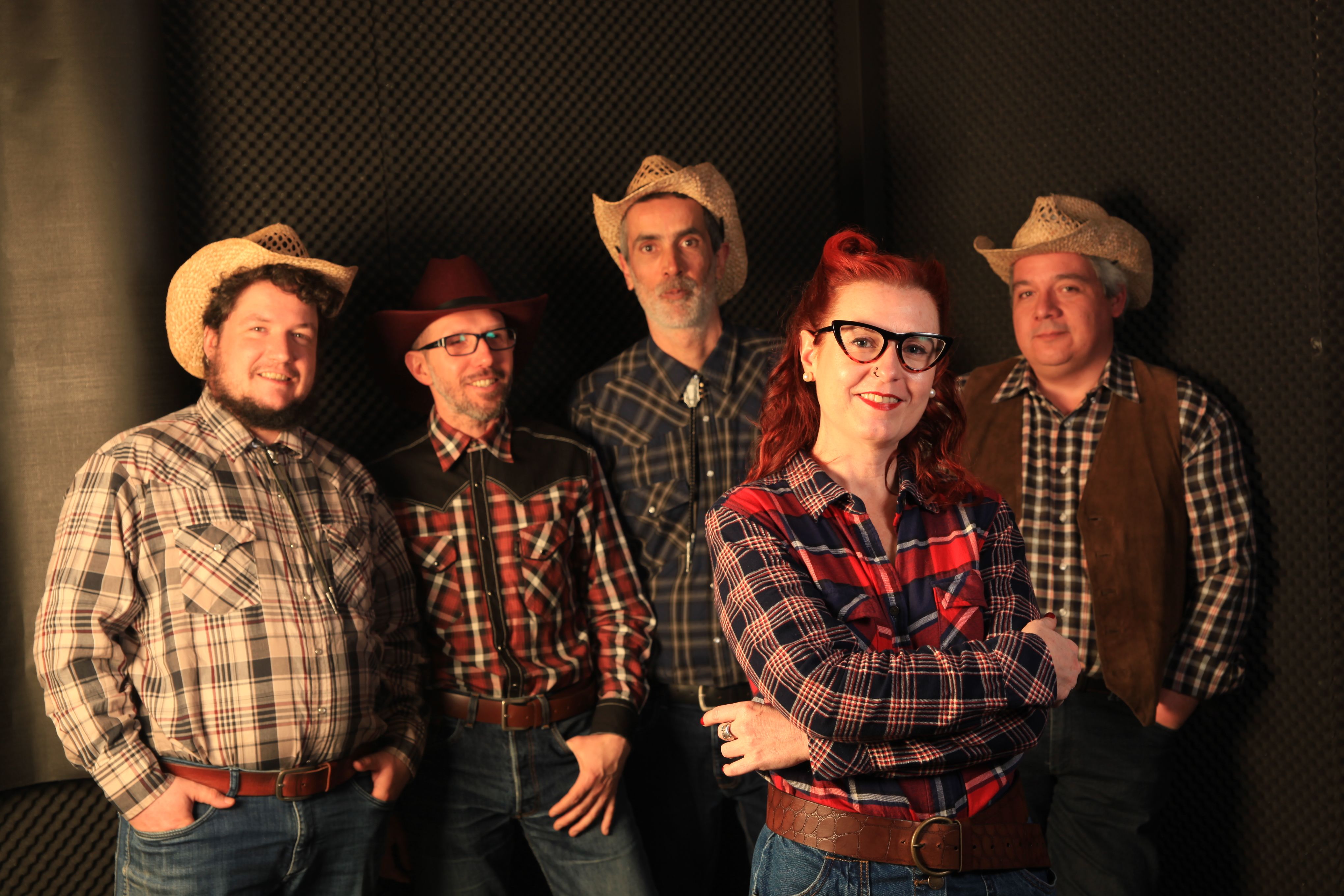 Els integrants de The Scarlett Brotherhood.